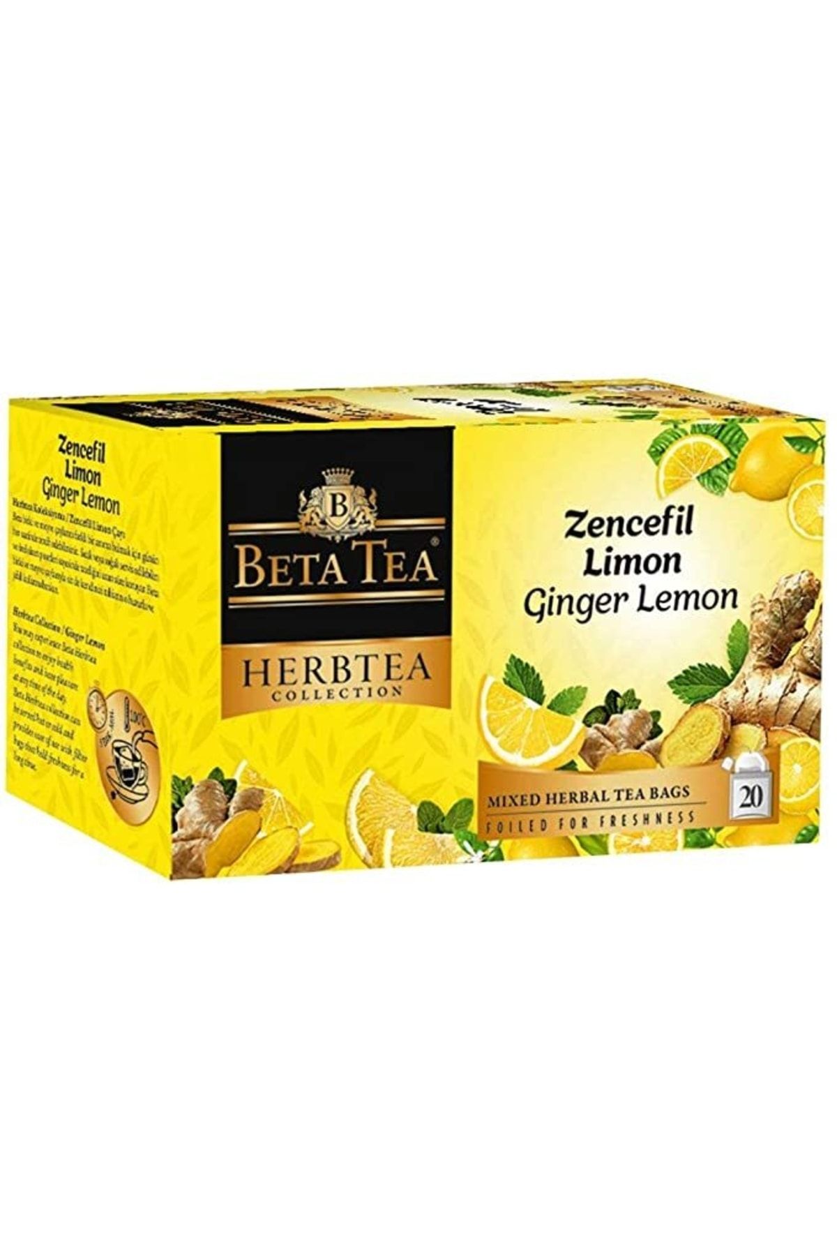 Beta Herbtea Collection Zencefil Limon 20x2 Gr
