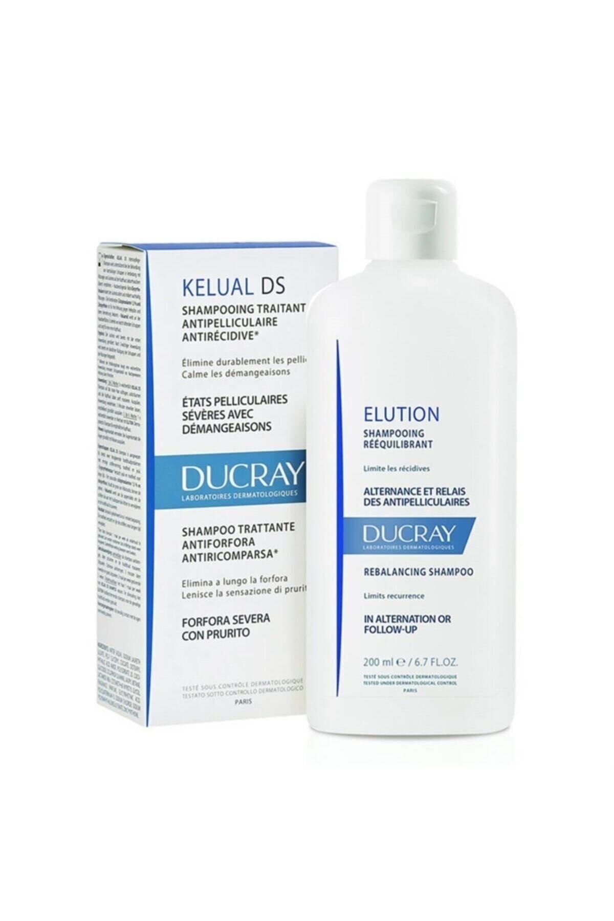 Ducray Kelual Ds Şampuan 100ml+elution Şampuan 200 ml Ikili Set