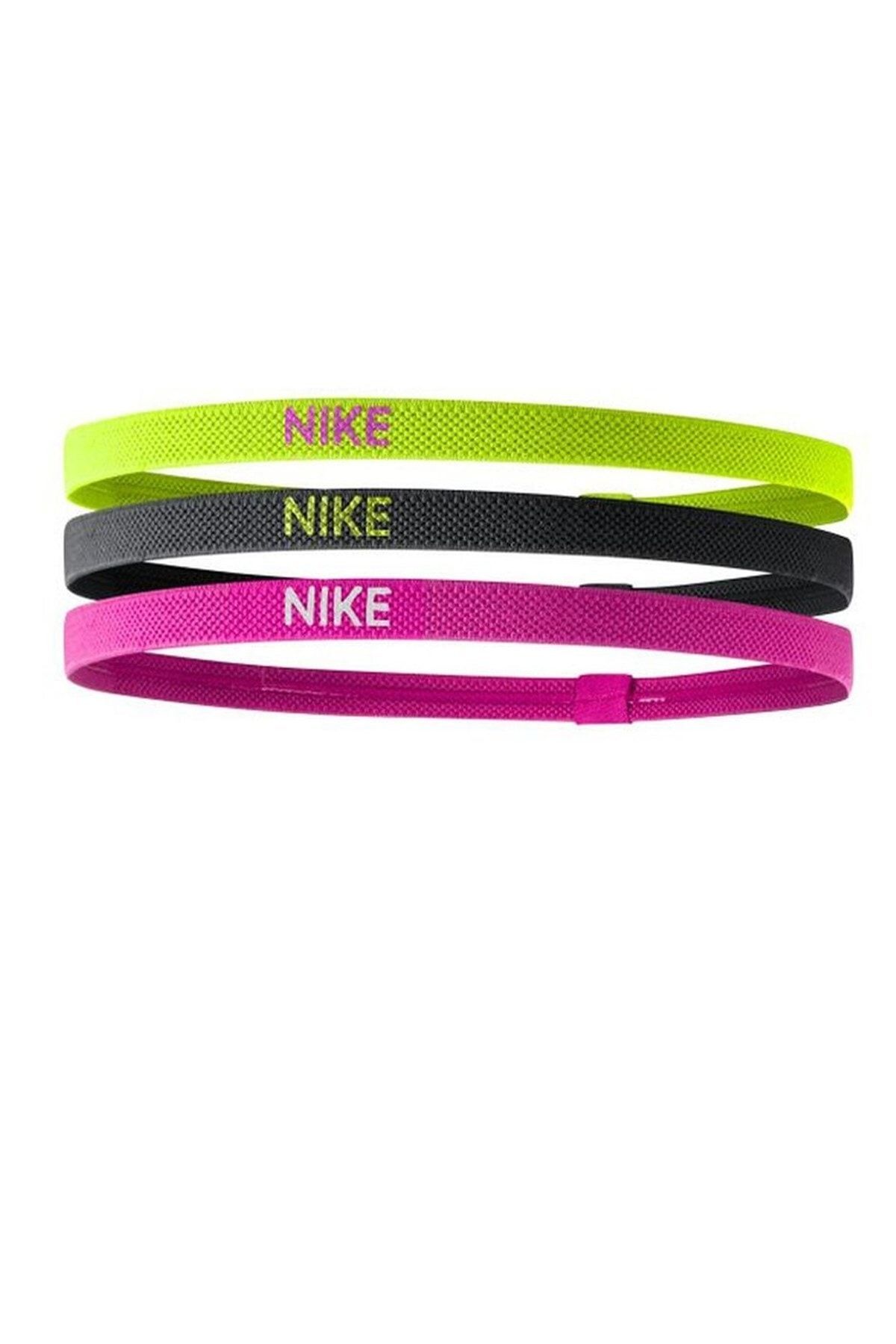 Nike Elastıc Headbands 2.0 3 Pk Volt/black/hyper Pınk Osfm Saç Bandı N.100.4529.709.os
