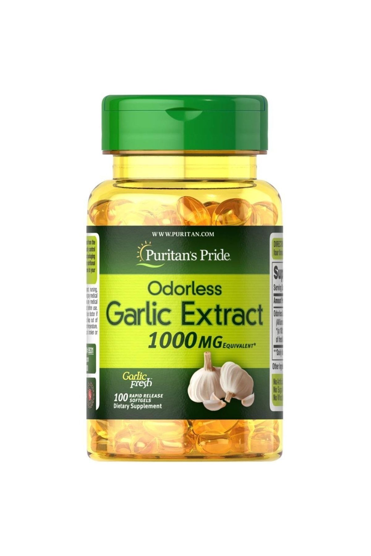 Puritan’s Pride Odorless Garlic Extract 1000 Mg 100 Kapsül