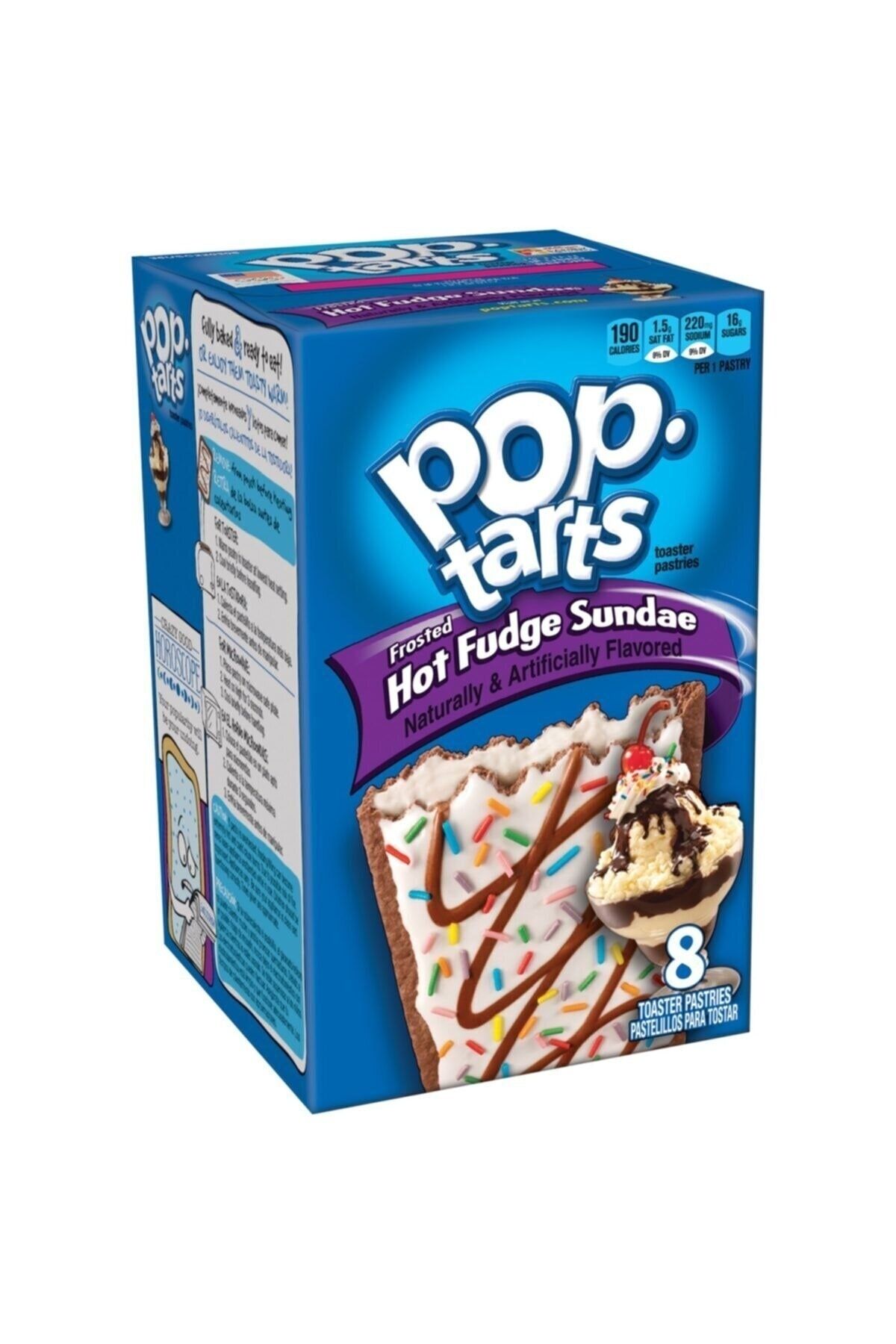 Kellogg's Pop Tarts Frosted Hot Fudge Sundae 8 Adet 384 Gr.