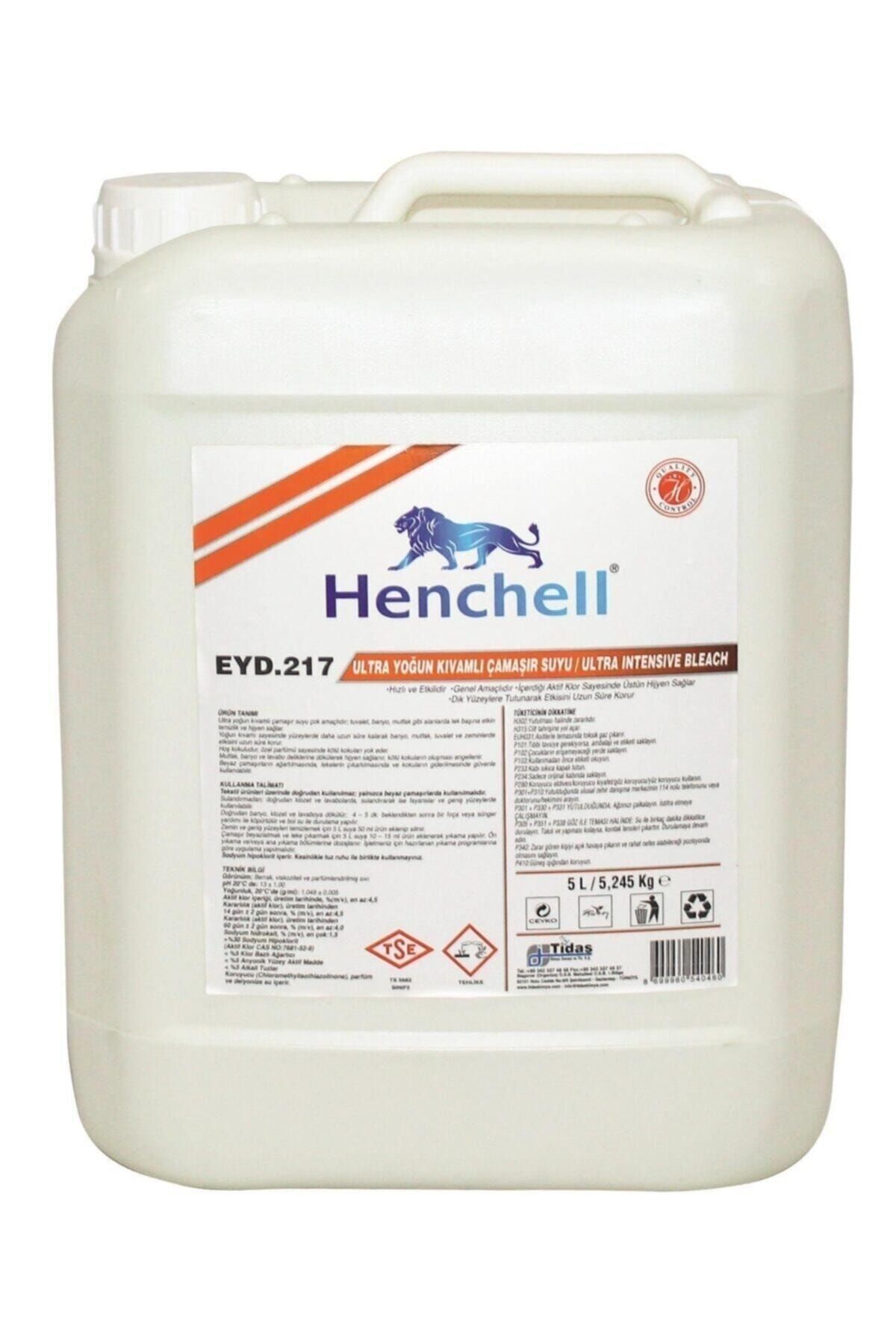 Henchell Ultra Yoğun Kıvamlı Çamaşır Suyu 5l