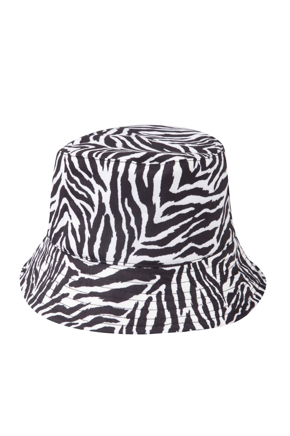 Aquella Kadın Zebra Desen Şapka