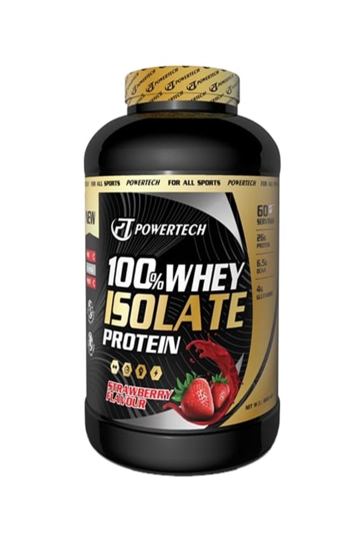 POWERTECH 100% Isolate Whey Protein 1800 gr