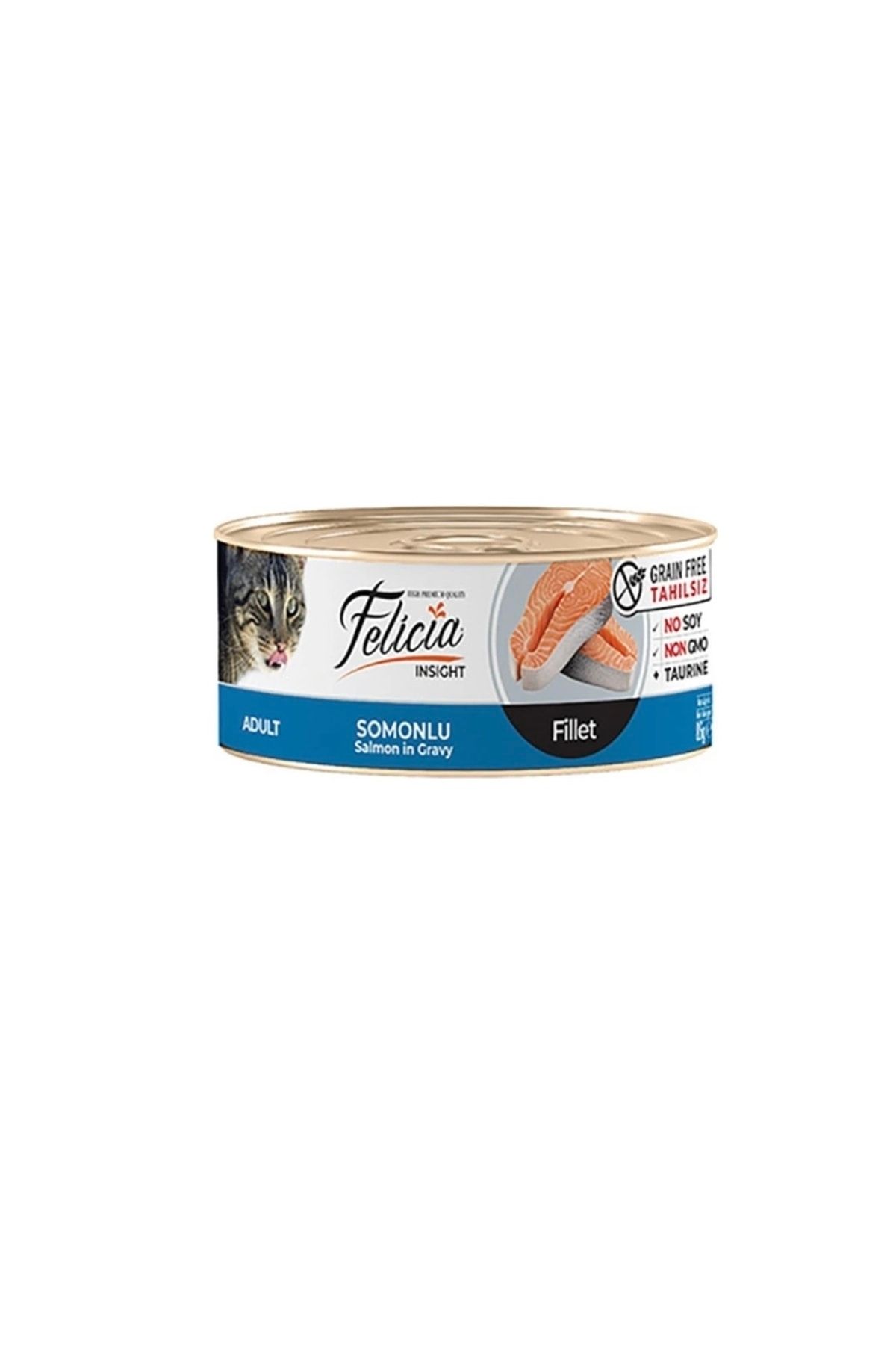 Felicia Adult Tahılsız Somonlu Yaş Kedi Maması 85 Gr Fiyatı, Yorumları