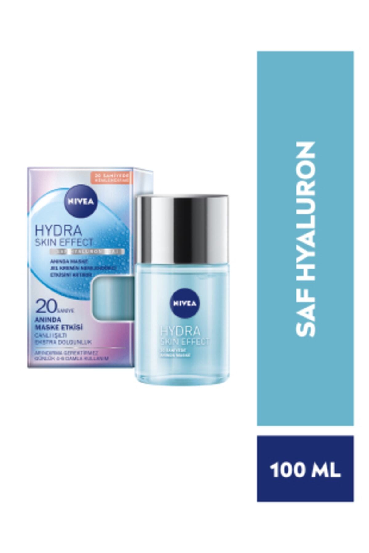 Hydra Skin Effect 20 Saniyede Anında Likit Yüz Maskesi 100ml,saf Hyaluron,72 Saat Nemlendirme_0