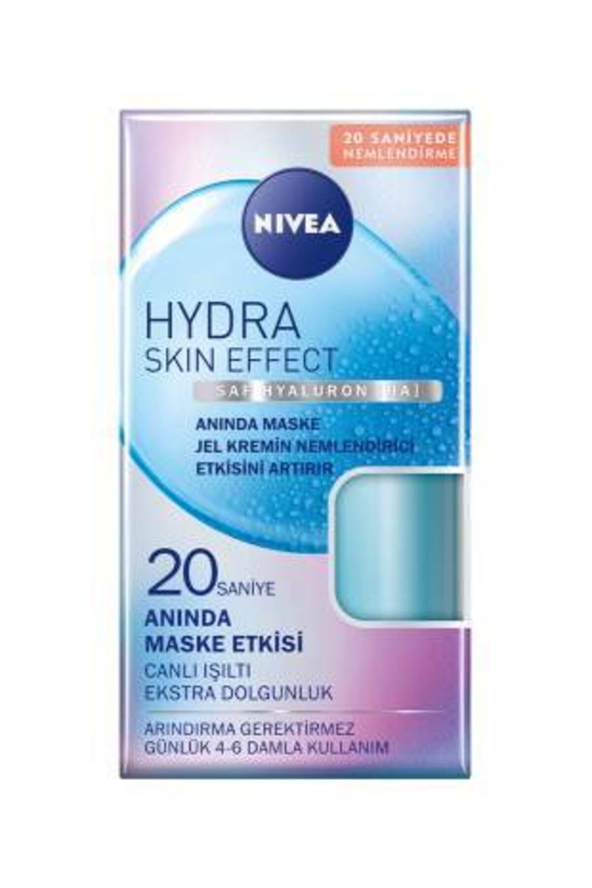 Hydra Skin Effect 20 Saniyede Anında Likit Yüz Maskesi 100ml,saf Hyaluron,72 Saat Nemlendirme_1