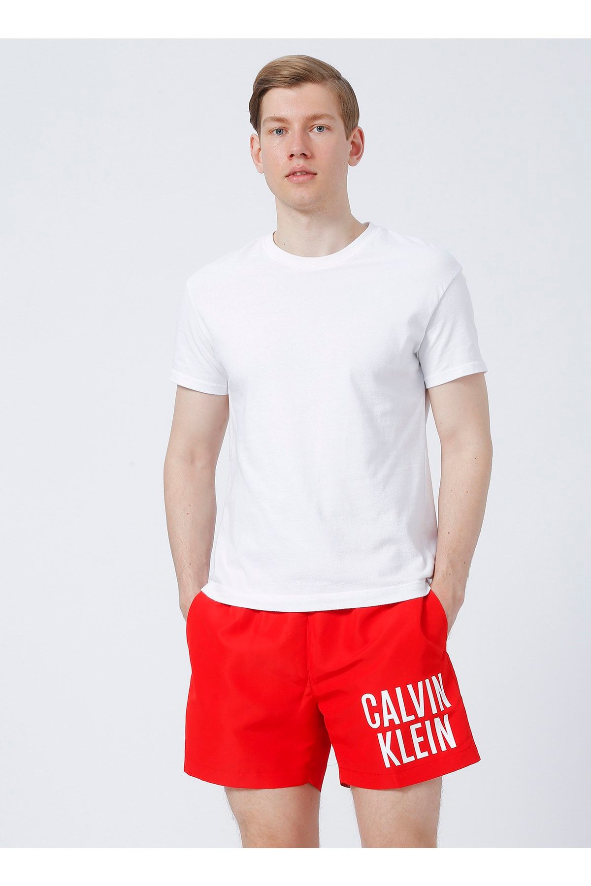 Calvin Klein Boxer, L, Kırmızı