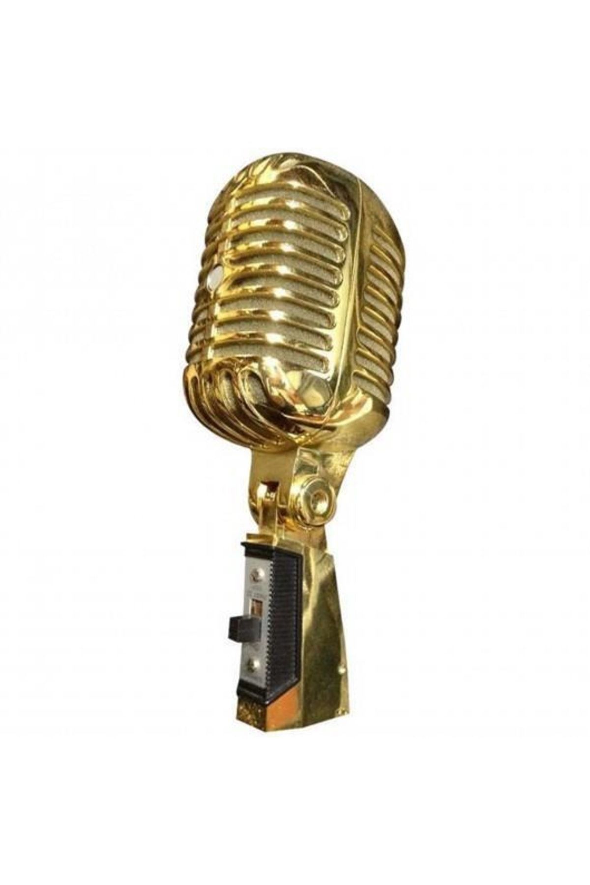 Doppler Rt-65 Nostaljik Retro Mikrofon Elvis Mikrofon Gold Altın-çantalı