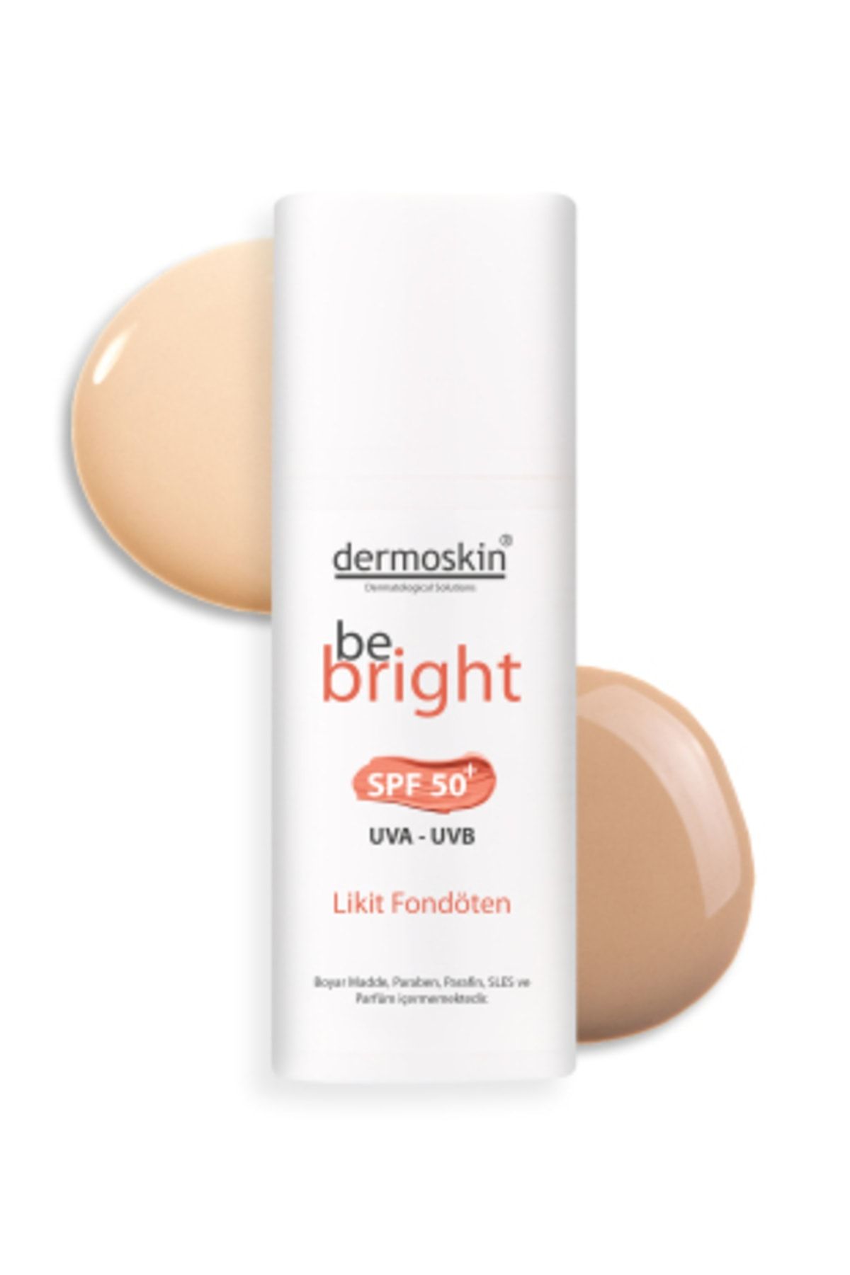 Dermoskin Be Bright Spf50+ Likit Fondöten 33ml - Light