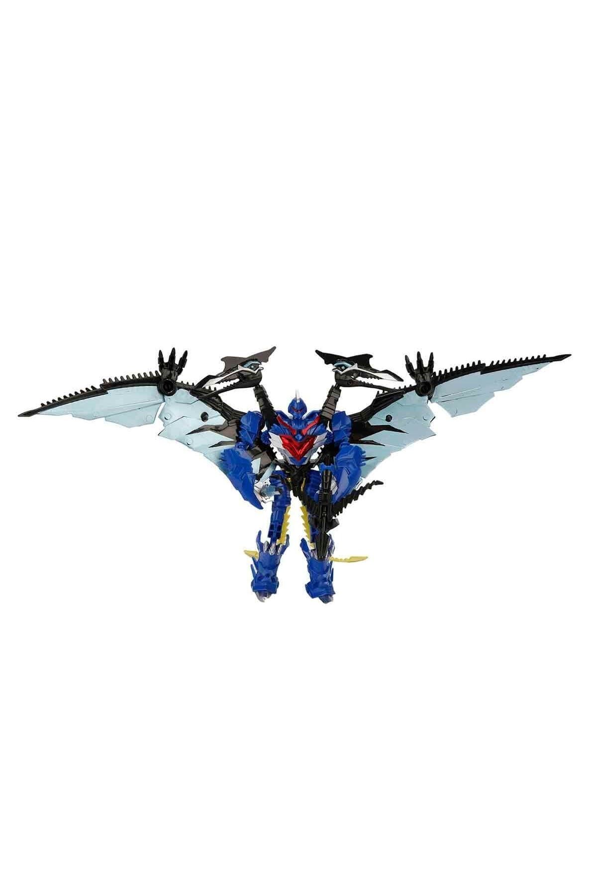 Hobimtek Dönüşebilen Robot Dinozor 21 Cm Mavi Transformers Dinazor