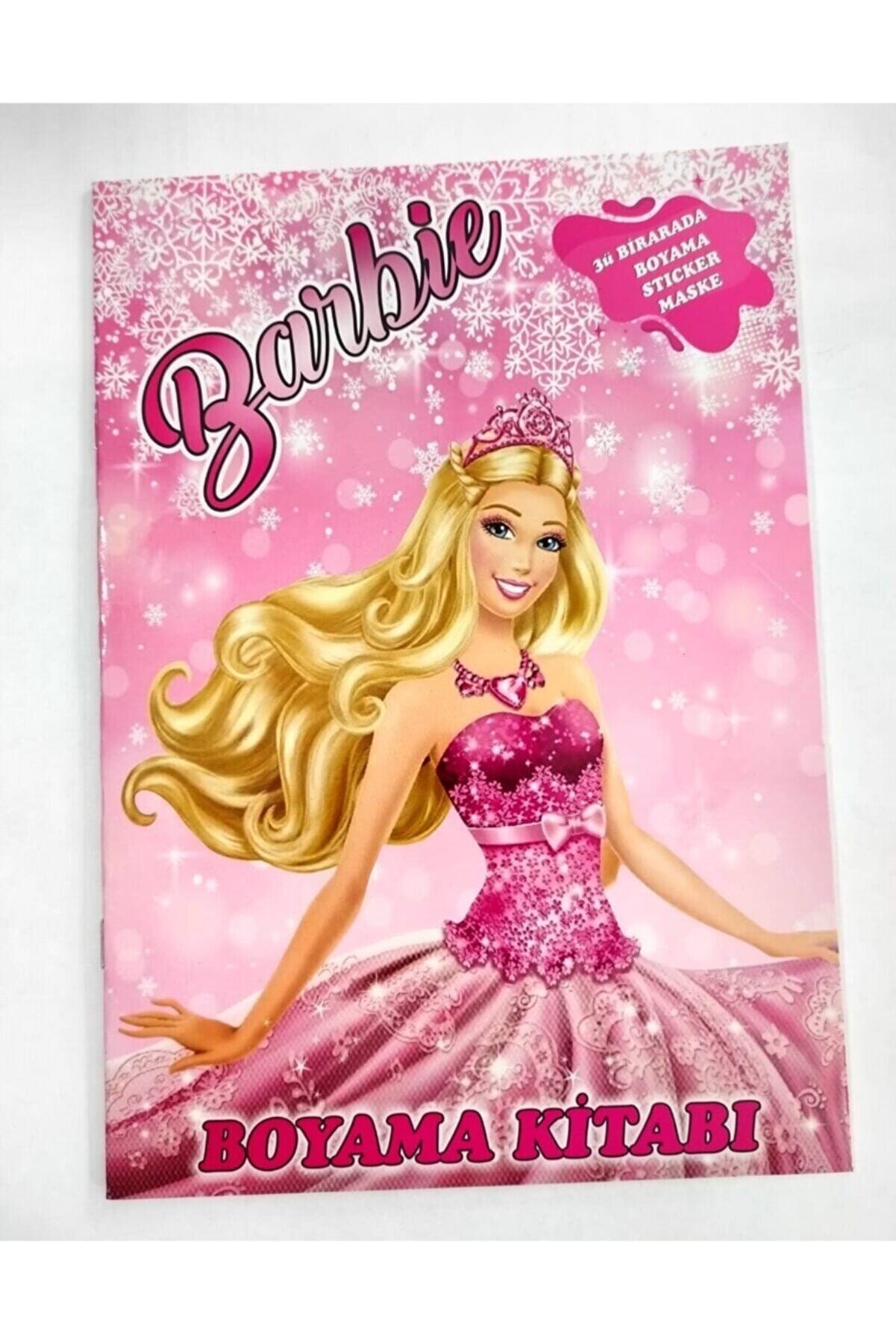 Boyamas Barbie Maske Ve Sticker Boyama Kitabı