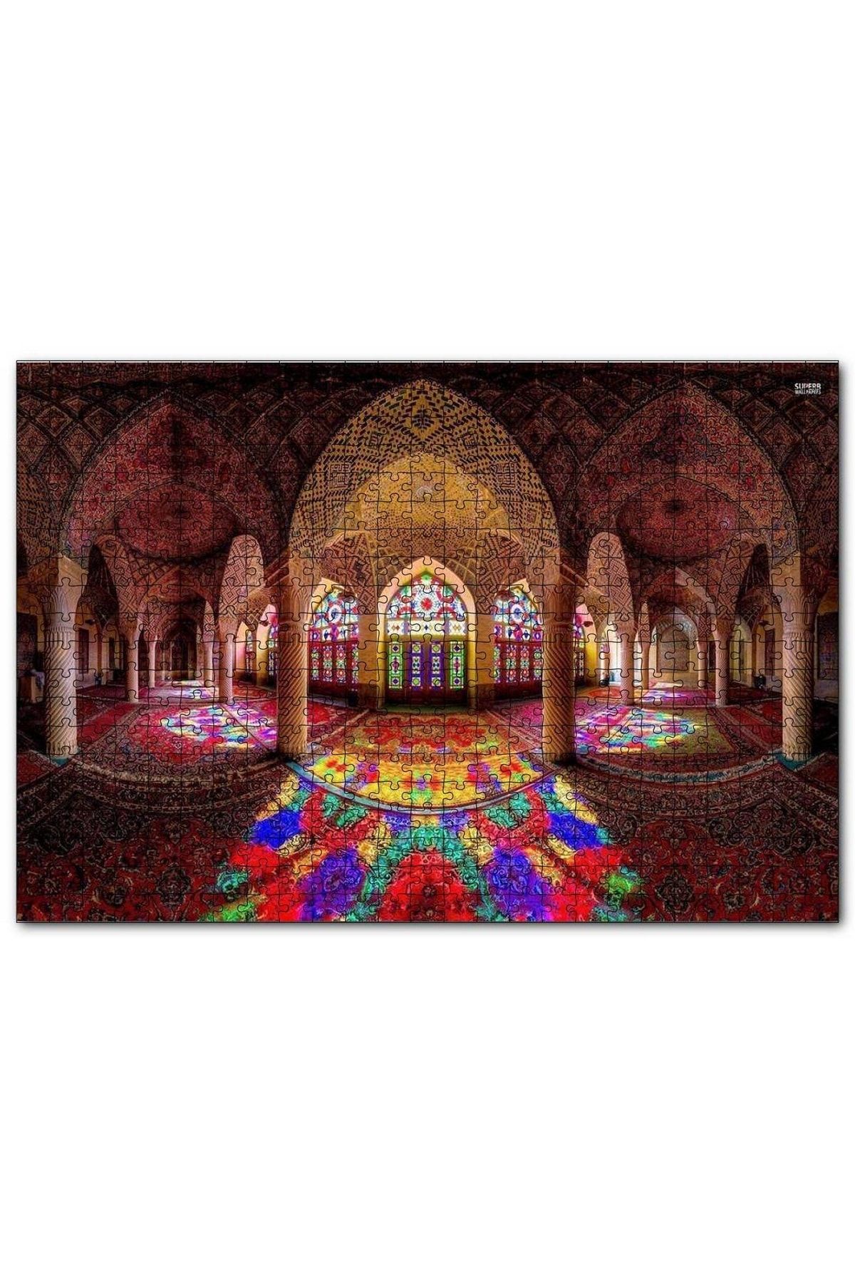 Cakapuzzle Iran'da Vitraylar Ve Tavan Süslemeleri 1000 Parça Puzzle Yapboz Mdf (ahşap)