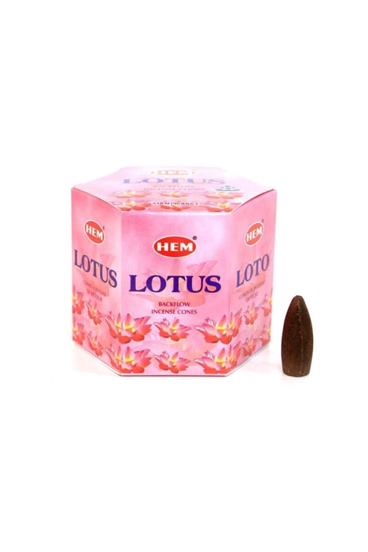 Hem Tütsü 20 Adet Konik Tütsü Lotus Back Flow Cones Geri Akış Tütsüsü Lotus Çiçeği Kokusu