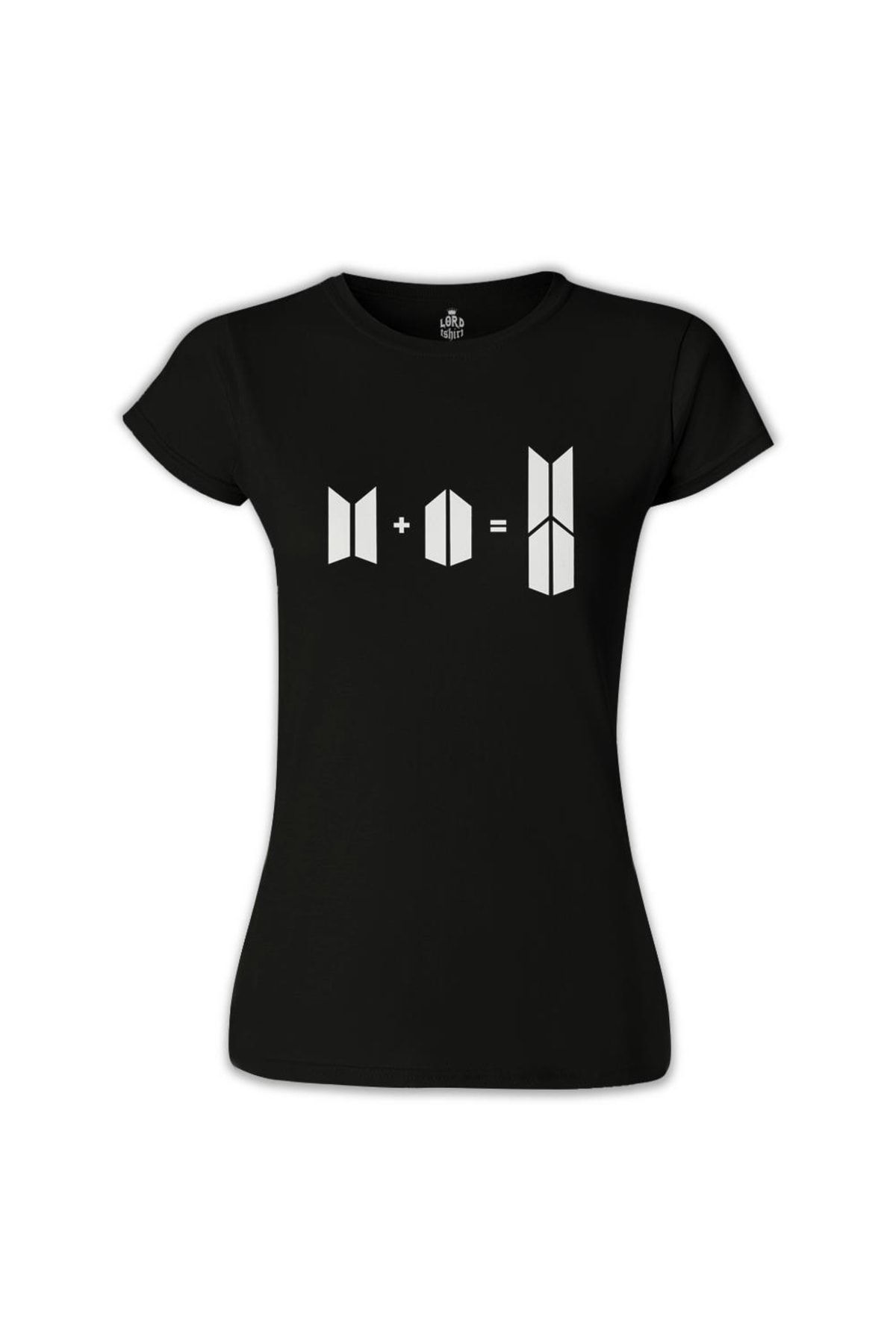 Lord T-Shirt Kadın Siyah BTS Bts Army T-shirt bs-1131