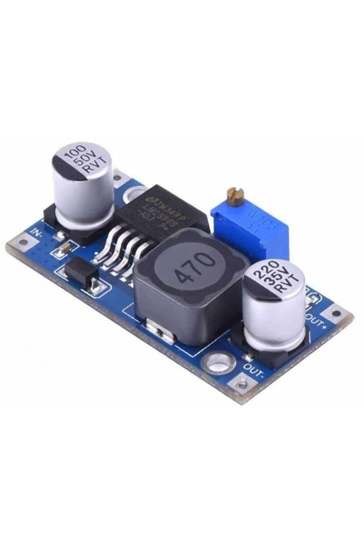 Rox Mini Ayarlanabilir 3 A Voltaj Regülatör Kartı - Lm2596-adj