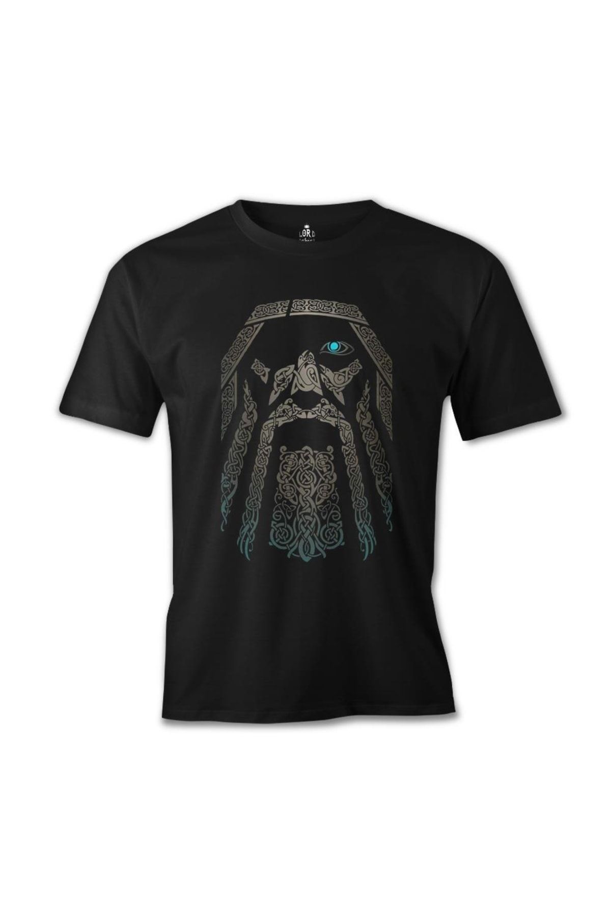 Lord T-Shirt Erkek Siyah Vikings - Odin  Tshirt