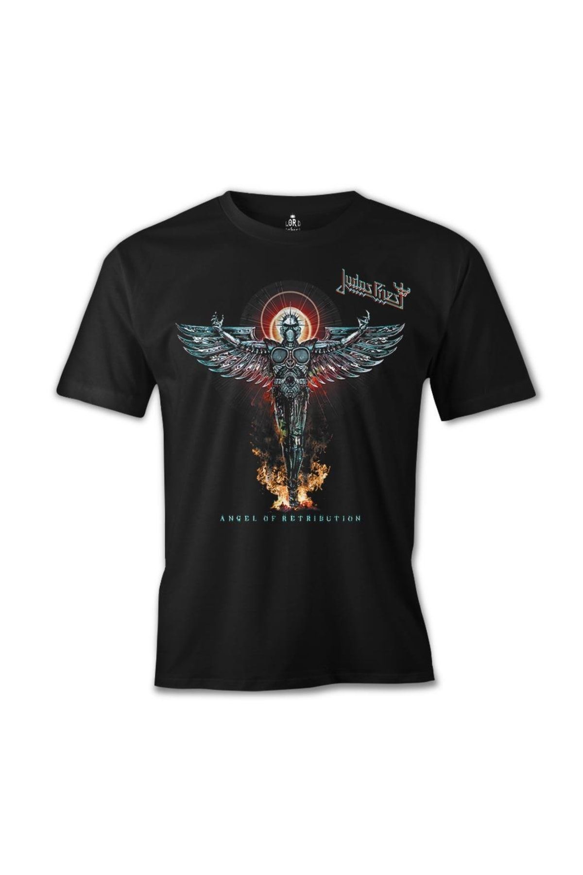 Lord T-Shirt Erkek Siyah Judas Priest  Angel Tshirt