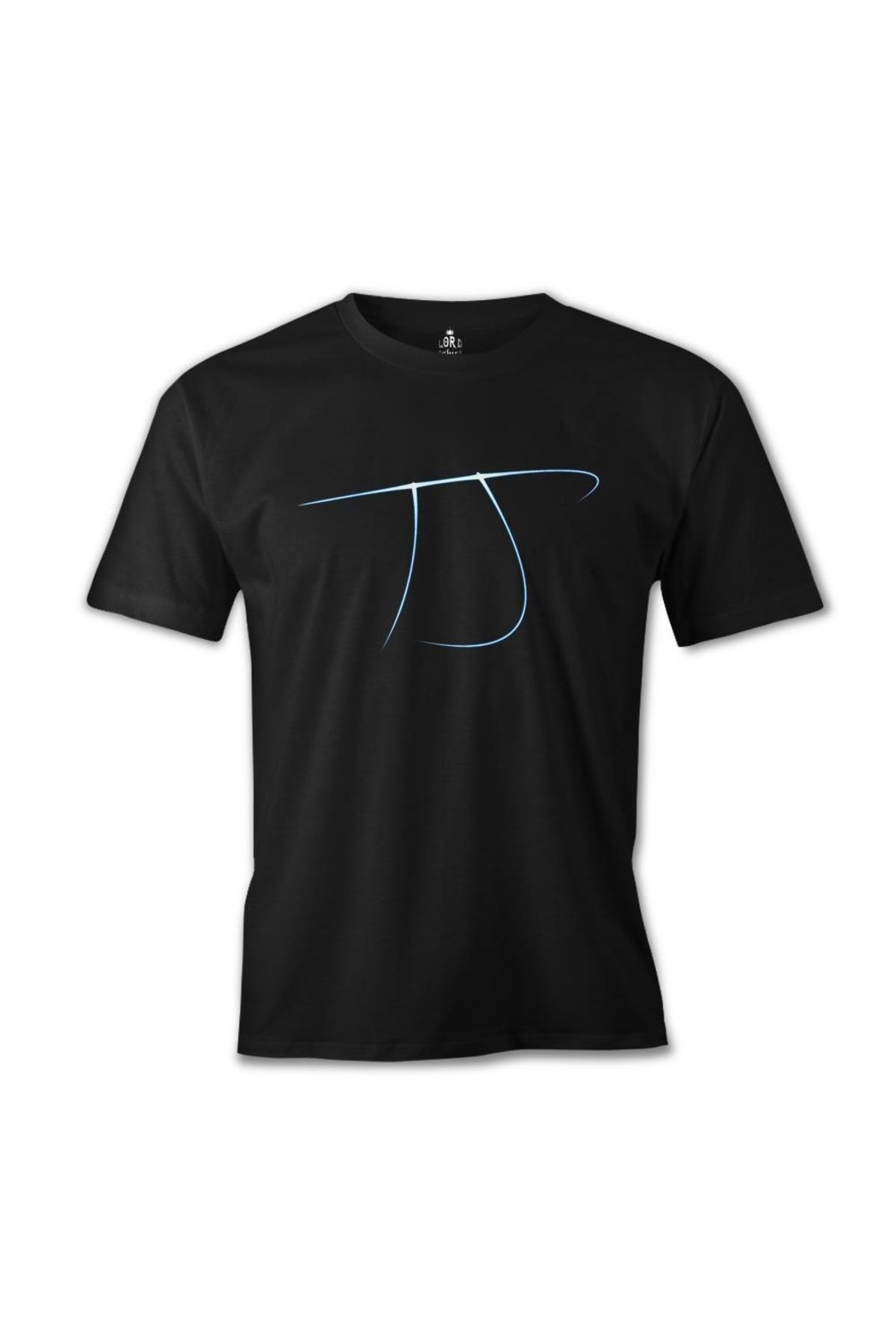 Lord T-Shirt Erkek Siyah Matematik - Pi 11 T-Shirt ES-1308