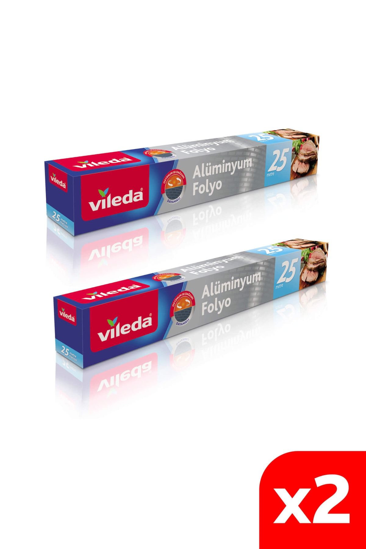 Vileda Alüminyum Folyo 25 Mt 2'li Paket