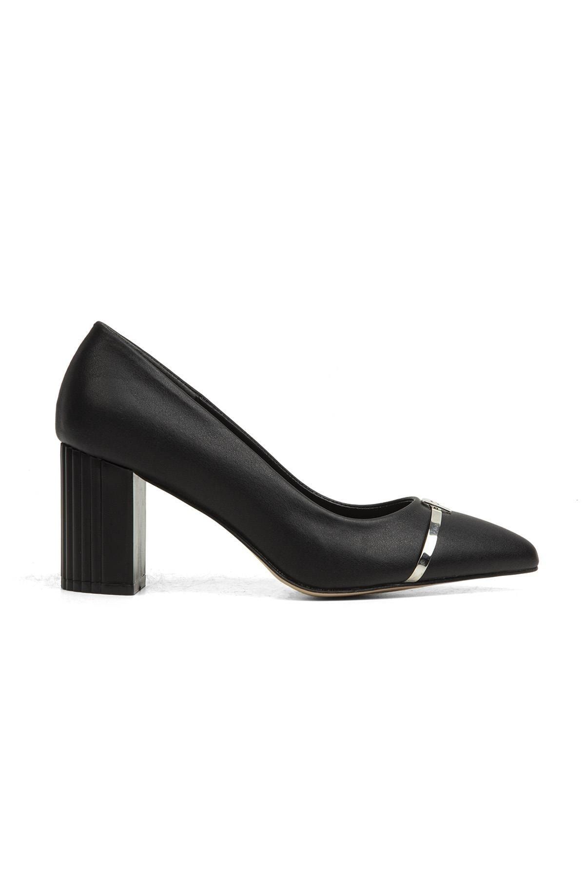 Pierre Cardin ® | Pc-51203 - 3478 Siyah - Kadın Topuklu Ayakkabı