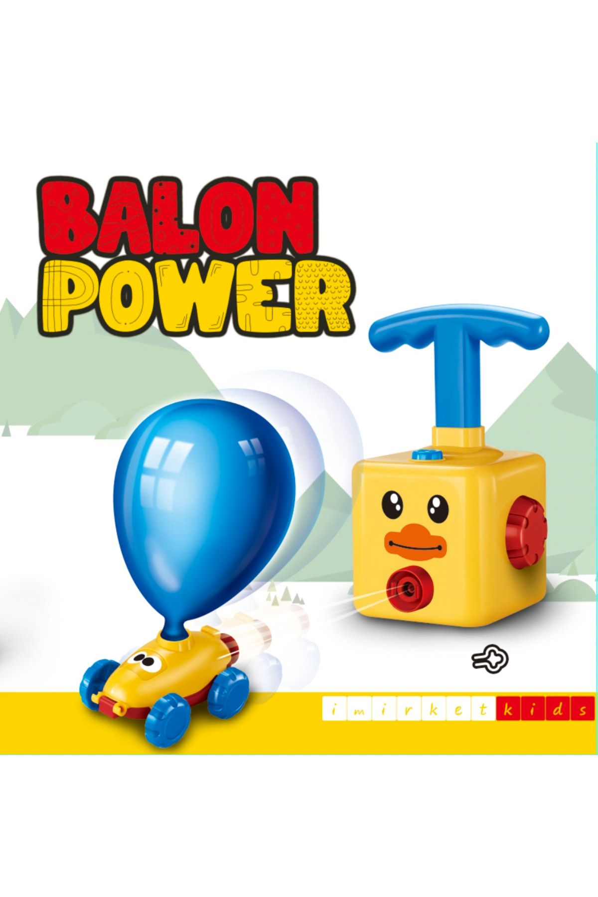 Balonpower Eğitici Oyuncak Seti Sarı Duck