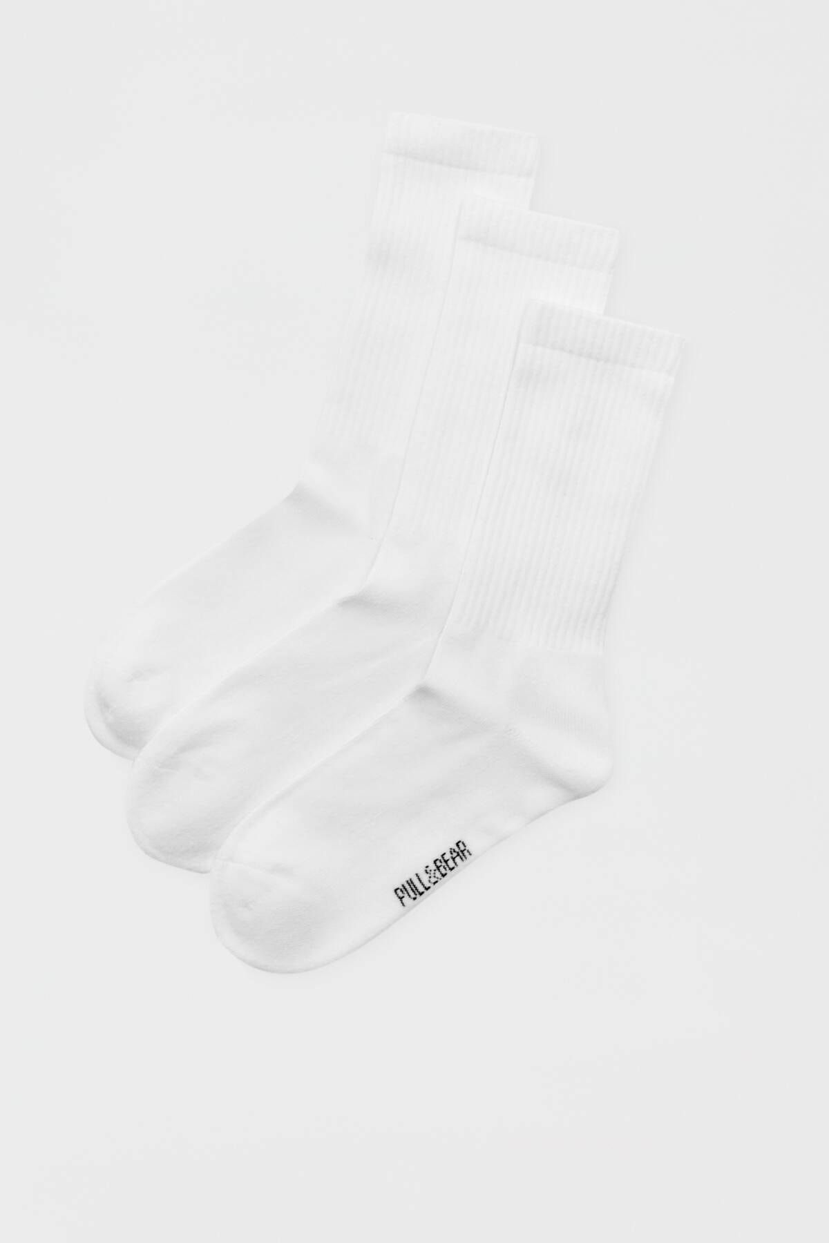 Pull & Bear 3'lü Uzun Basic Çorap Paketi