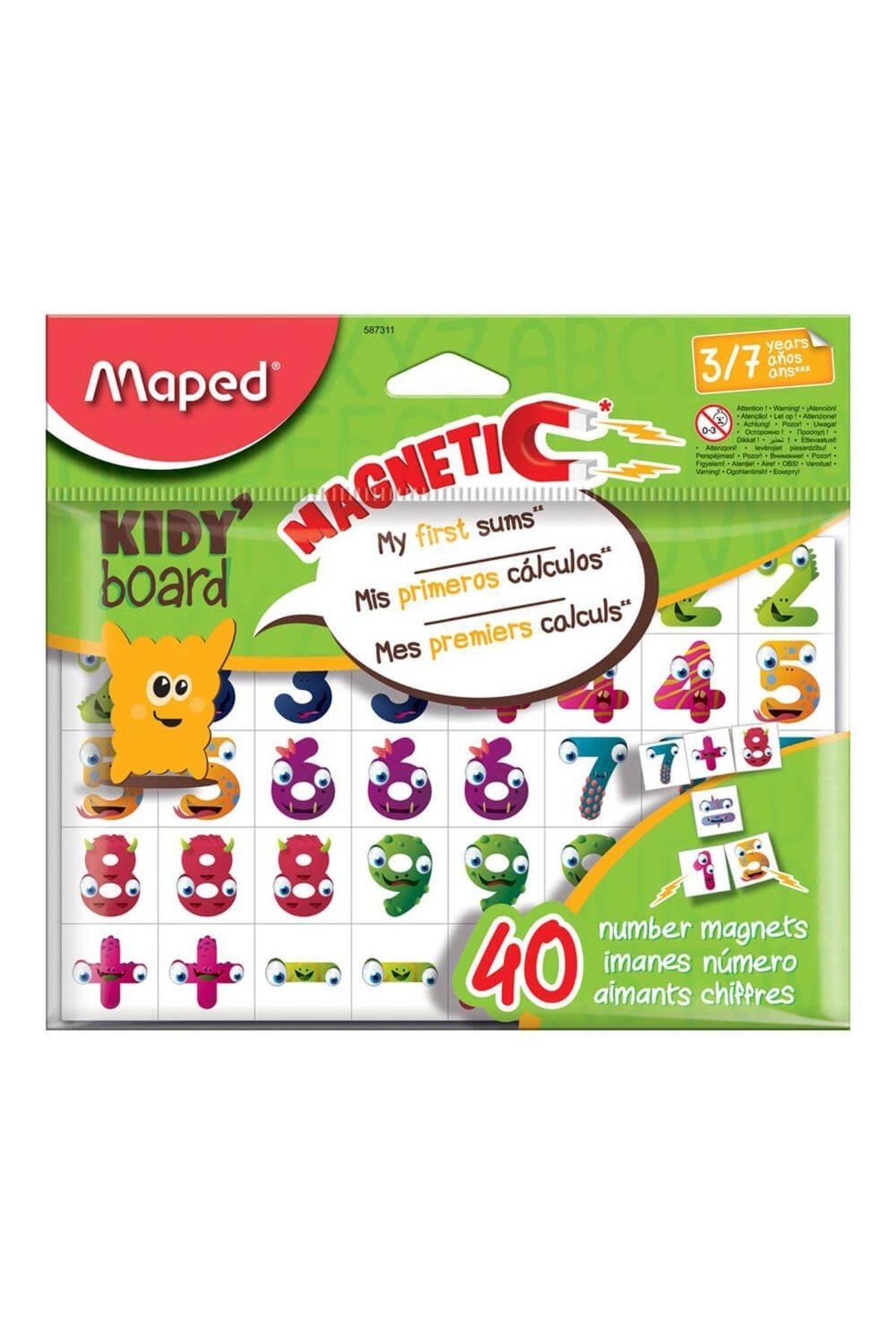 Maped Manyetik Kiddy Board Sayılar 587311