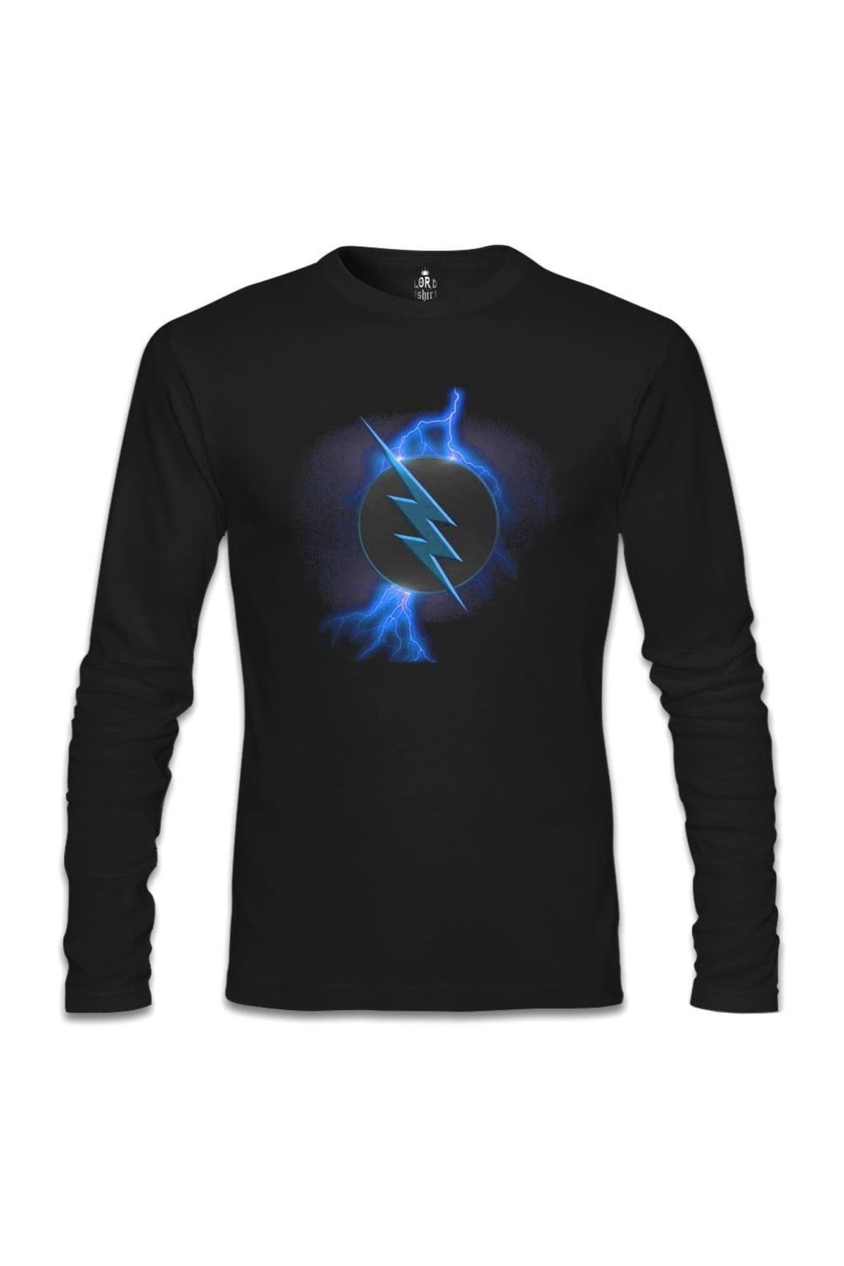 Lord T-Shirt Flash vs Zoom Siyah Erkek Sweatshirt - sl-966