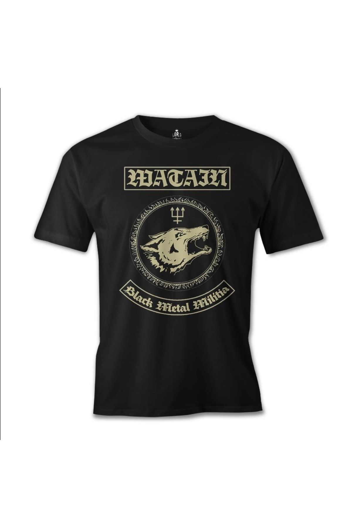 Lord T-Shirt Erkek Siyah Watain  T-shirt