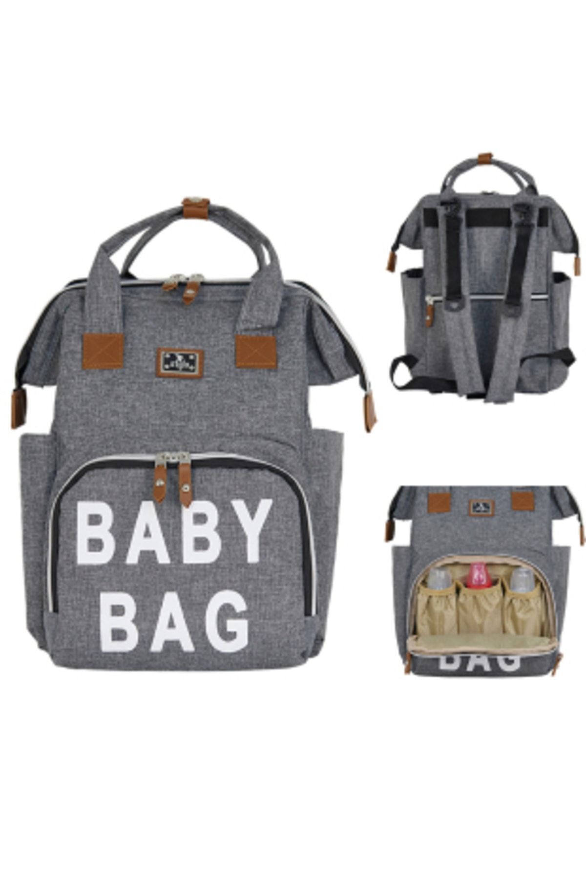 Stylo Baby Bag Sırt Çantası Gri