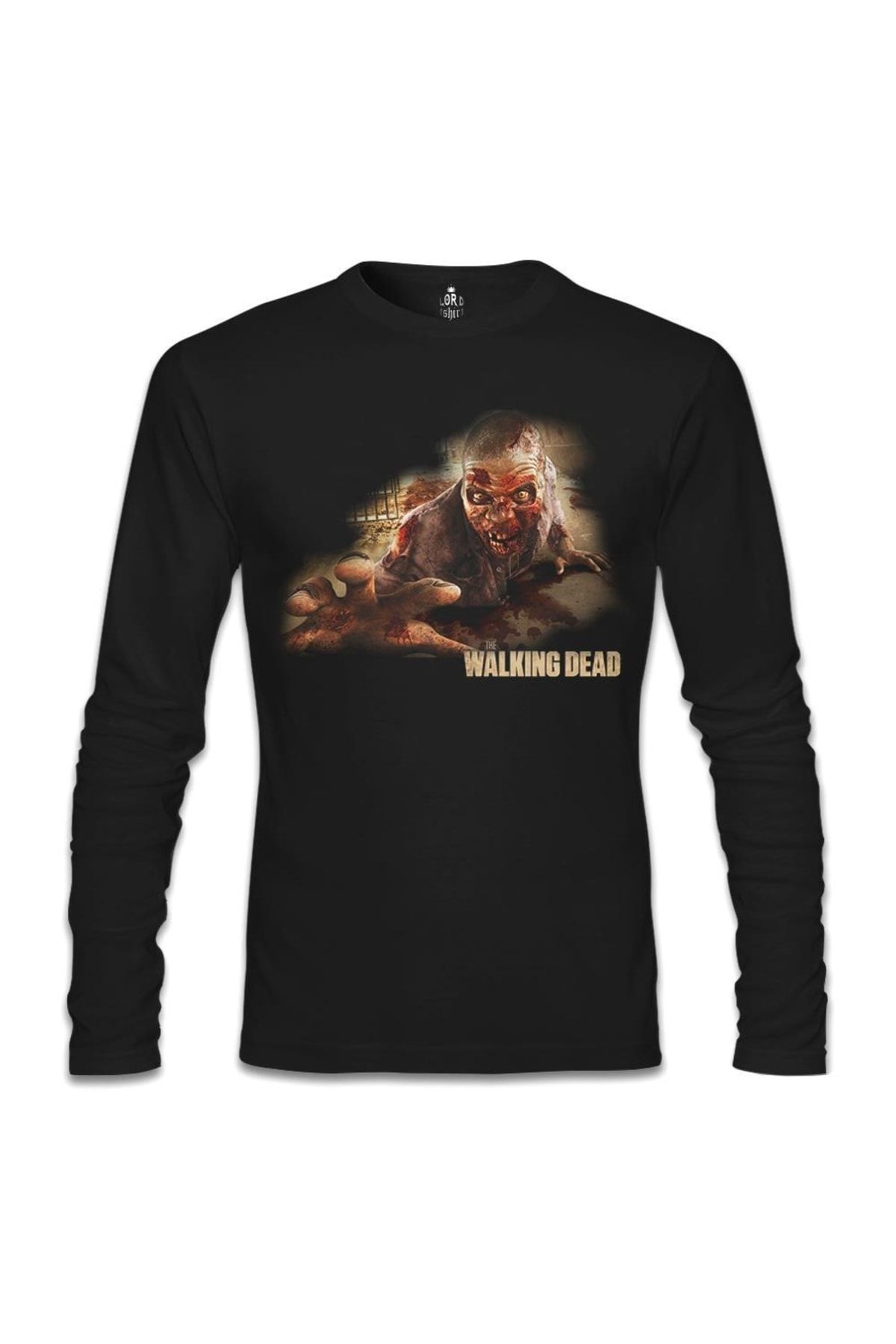 Lord T-Shirt Erkek Siyah The Walking Dead  Sweatshirt sl-755