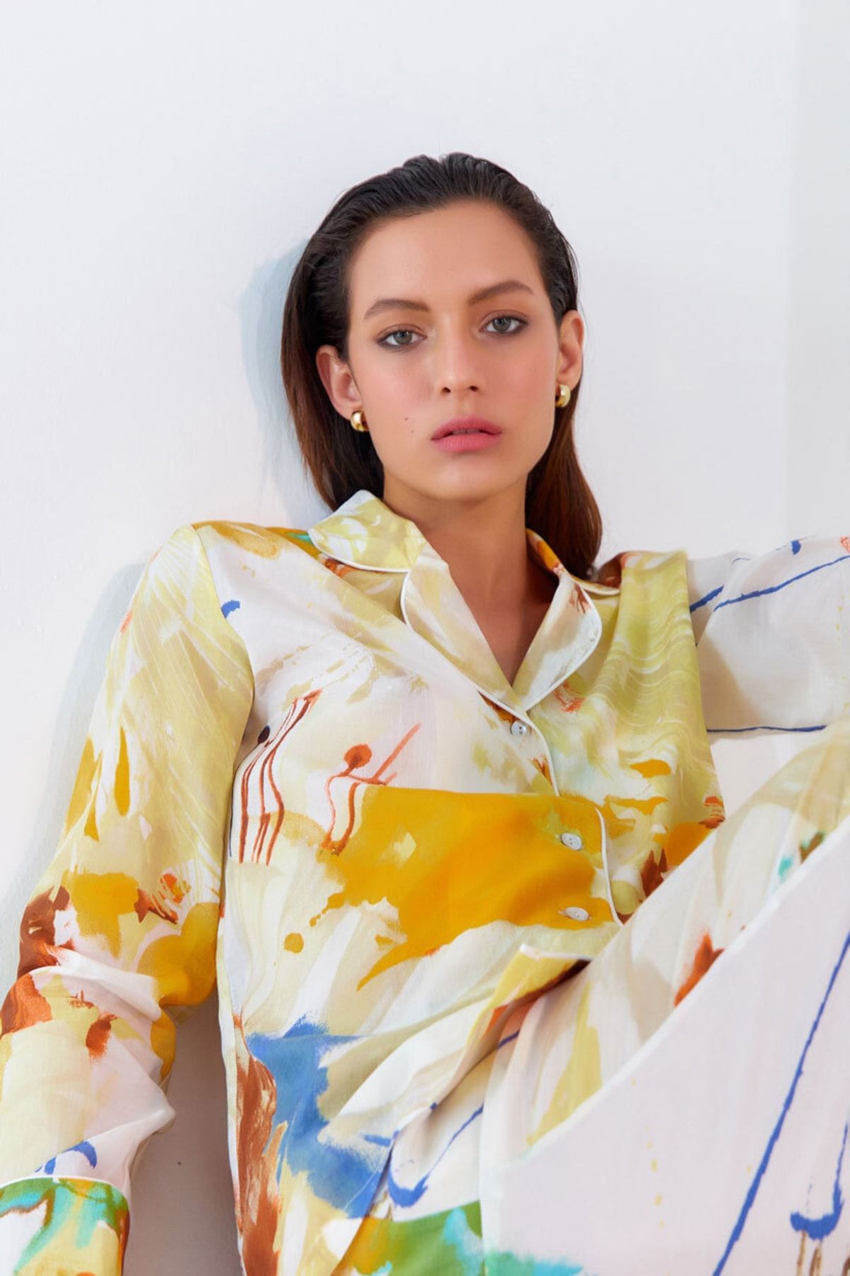 zau Althea Pijama Takımı Sarı