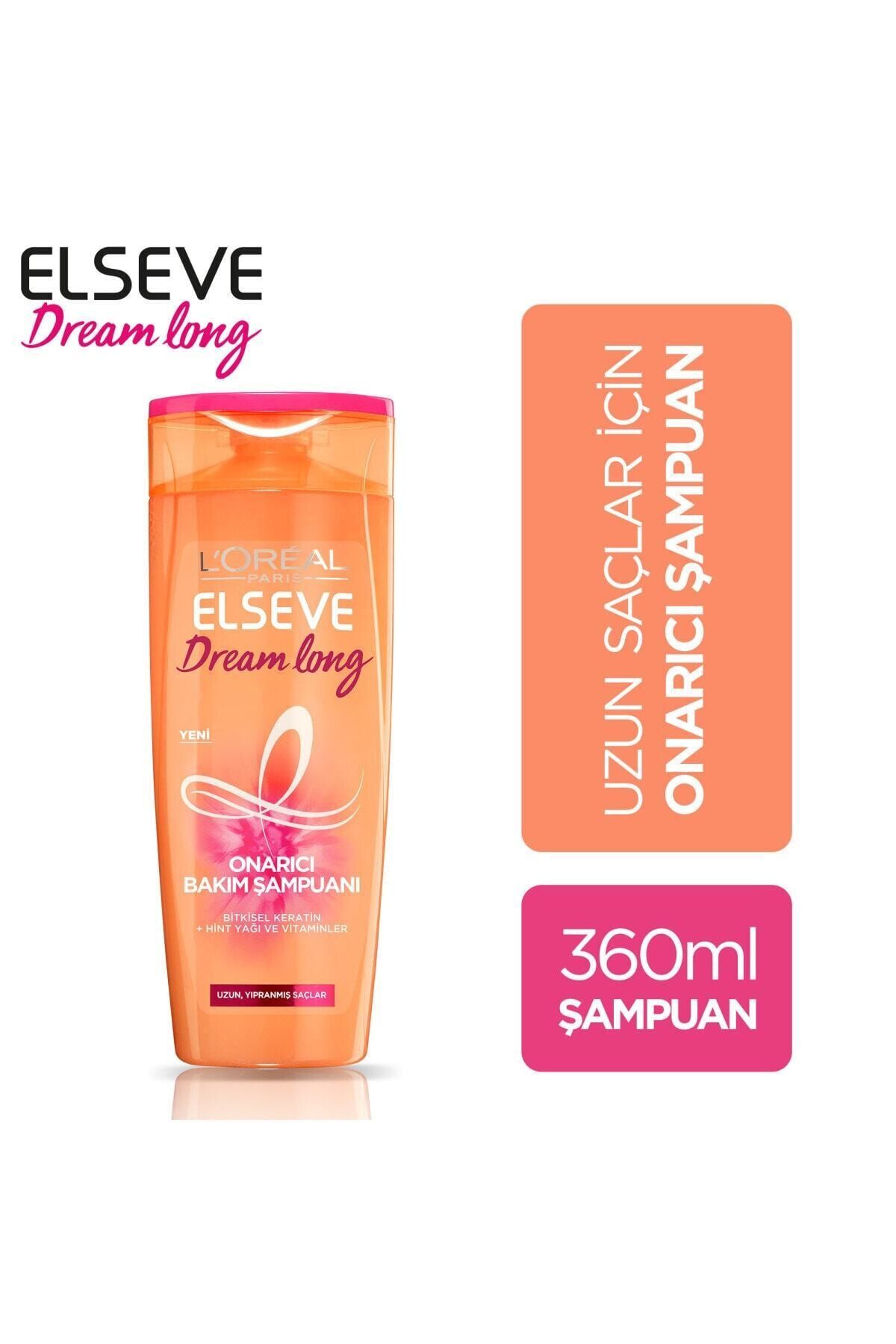 Elseve L'Oreal Paris Elseve Dream Long Onarıcı Bakım Şampuanı 360 ml 1 Adet