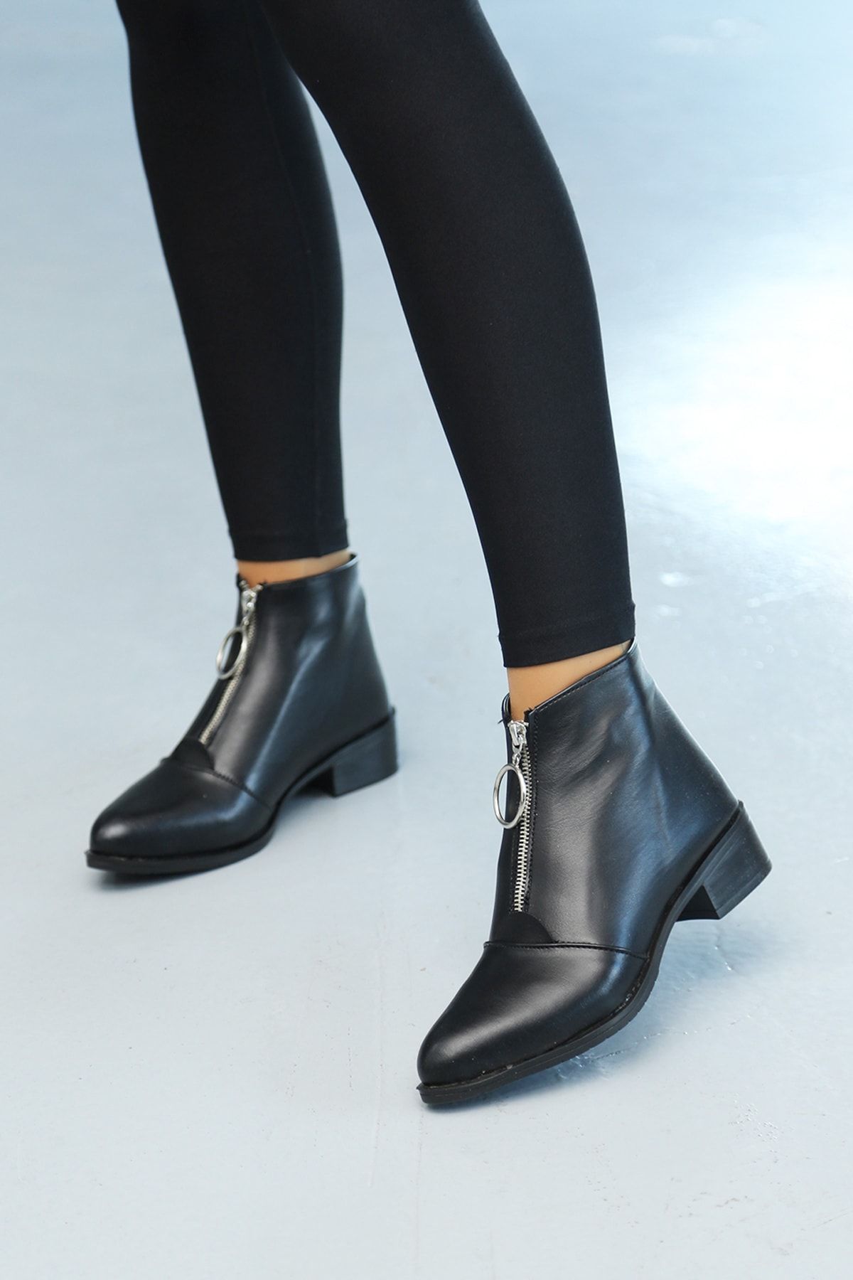 Ayakkabı Modası Kadın Siyah Bot 5001-19-116008