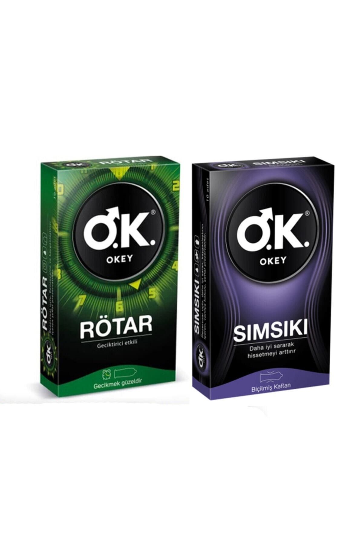 Okey Rötar 10'lu Ve Sımsıkı 10'lu 2'li Set