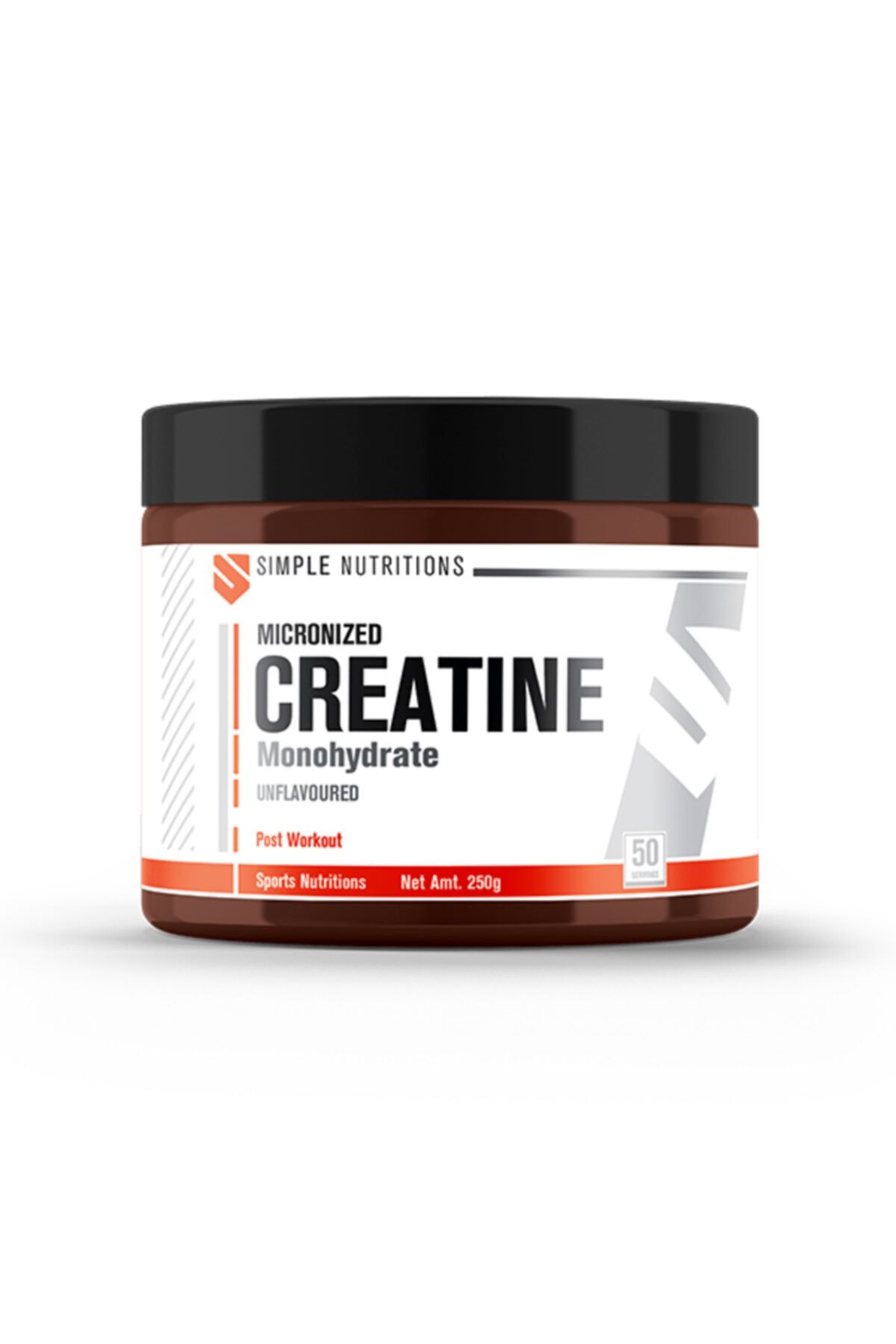 Simple Nutritions Creatine (kreatin) Unflavoured - 250 Gr (50 Servis)