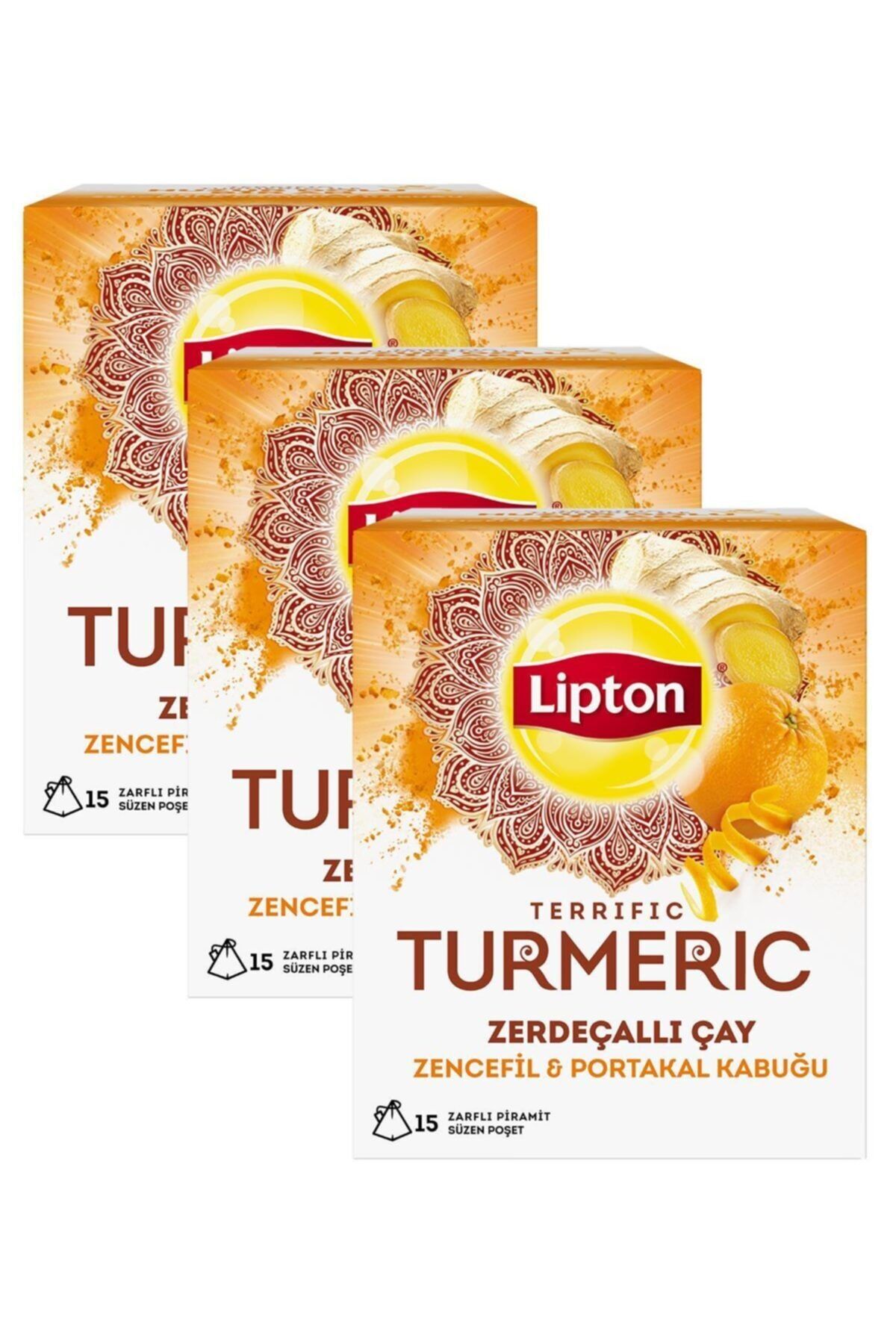 Lipton Turmeric Zerdeçallı Çay 30 gr X 3 Adet