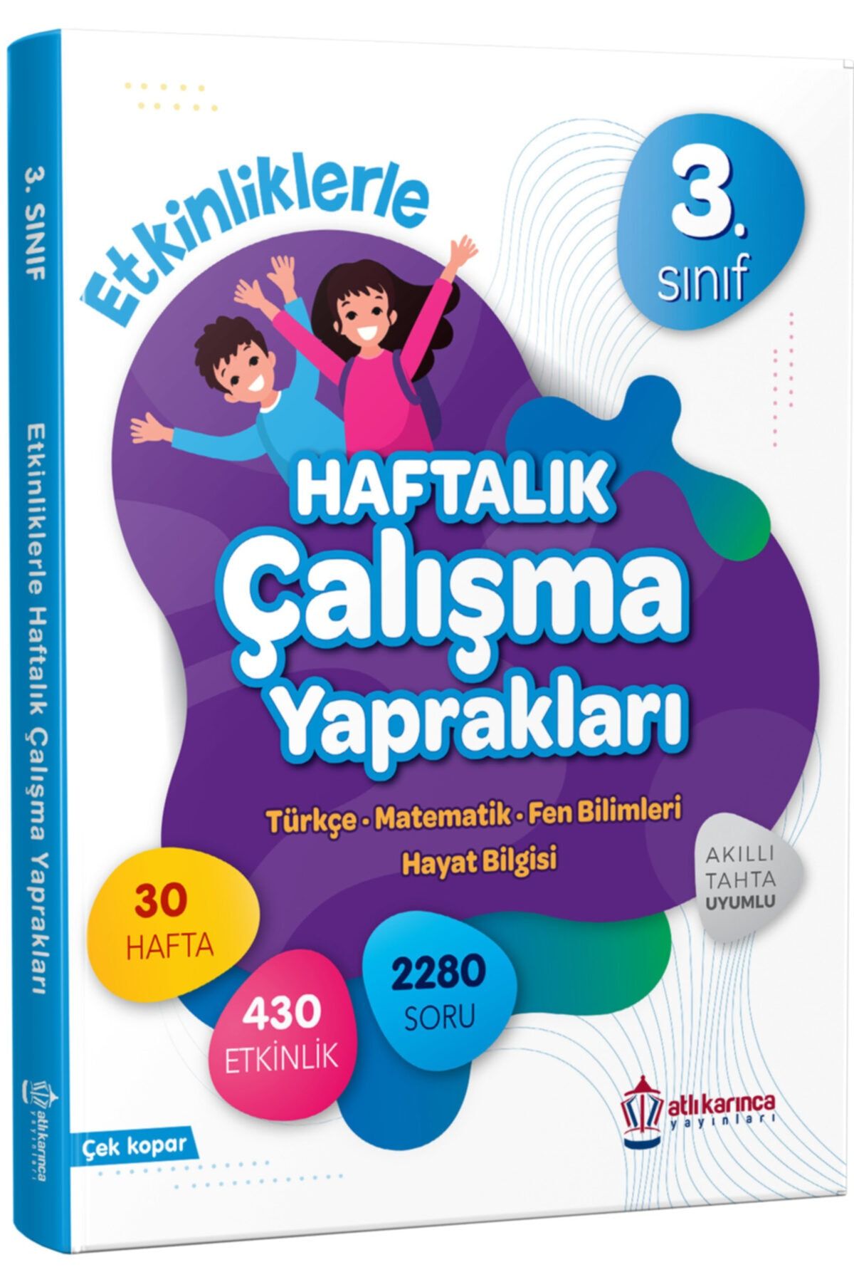 ATLIKARINCA YAYINLARI 3.sınıf Etkinliklerle Haftalık Çalışma Yaprakları (türkçe Fen Bilimleri Matematik Hayat Bilgisi)ödev