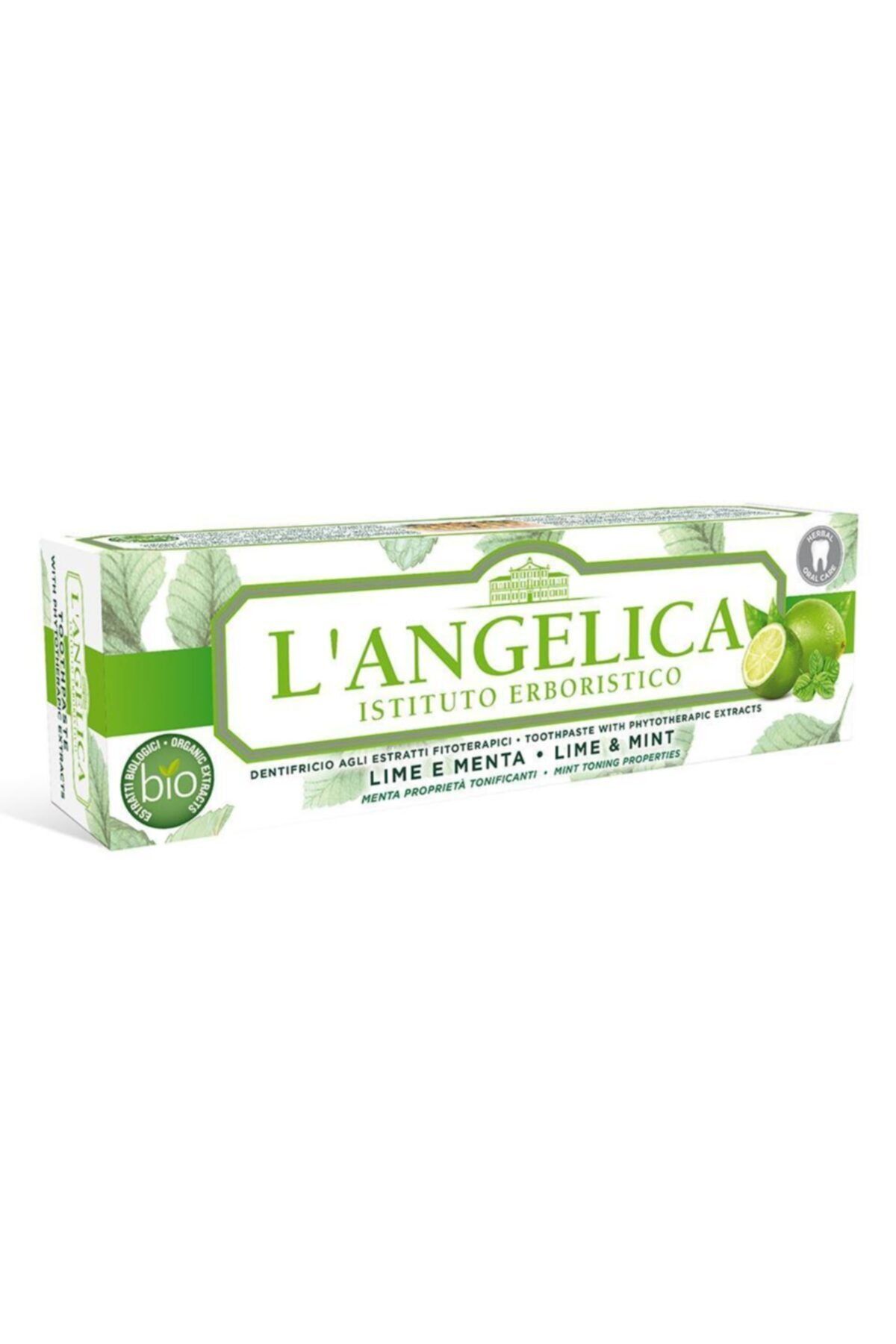Langelica Lime & Mint Phytotherapy Diş Macunu 75ml | Misket Limonu Nane Özleri