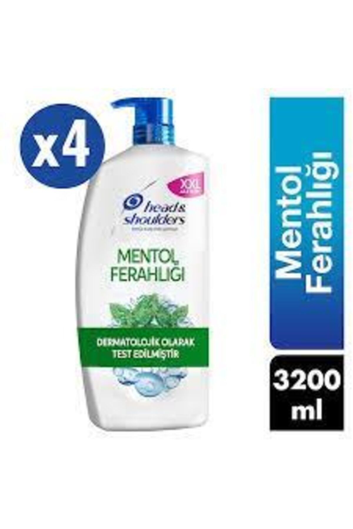 Head And Shoulders Head & Shoulders Mentol Ferağlığı Şampuan 4*800=3200 ml Pompalı