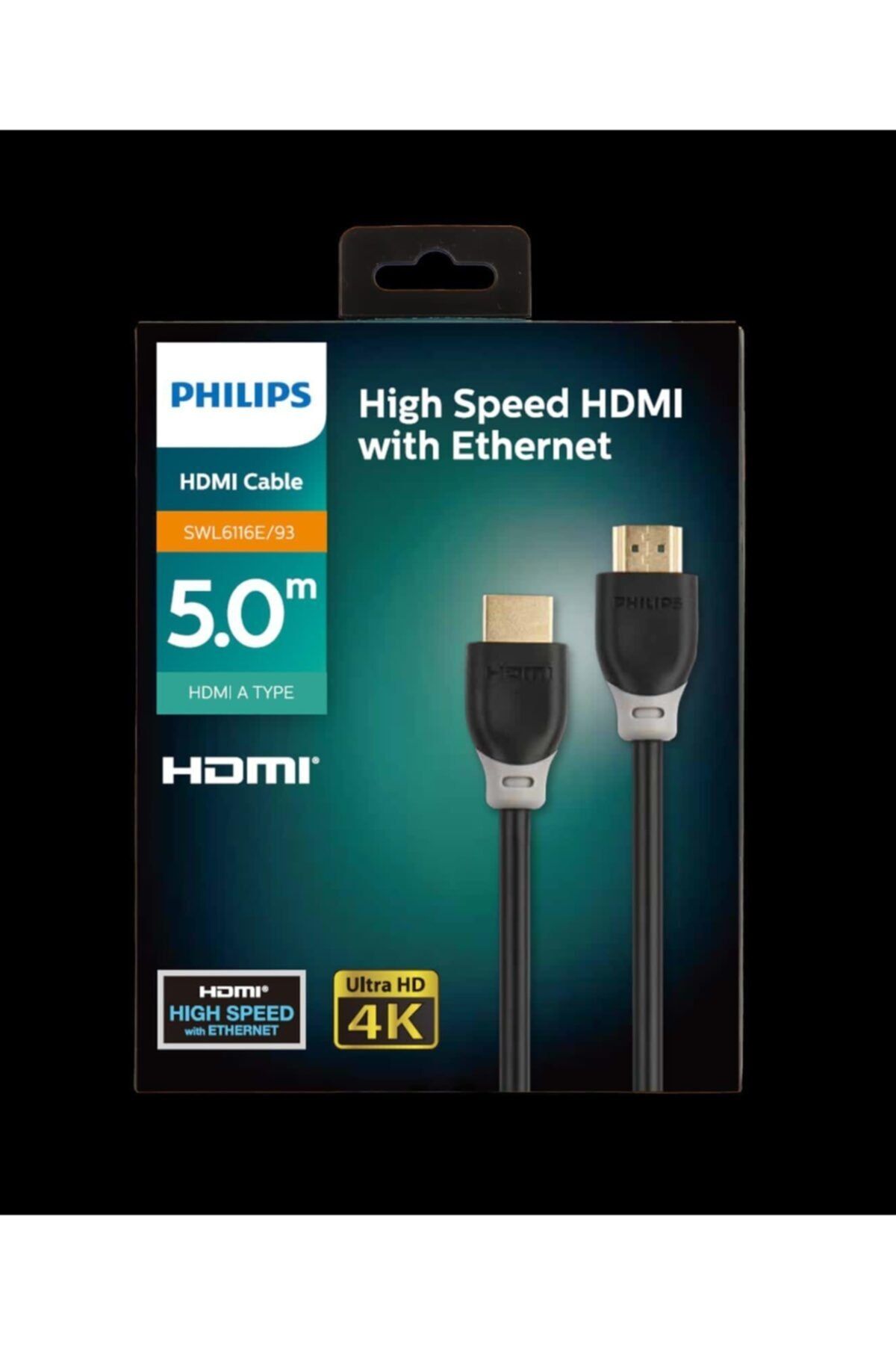Philips Phılıps Hdmı 5.0 M Hight Speed With Ethernet