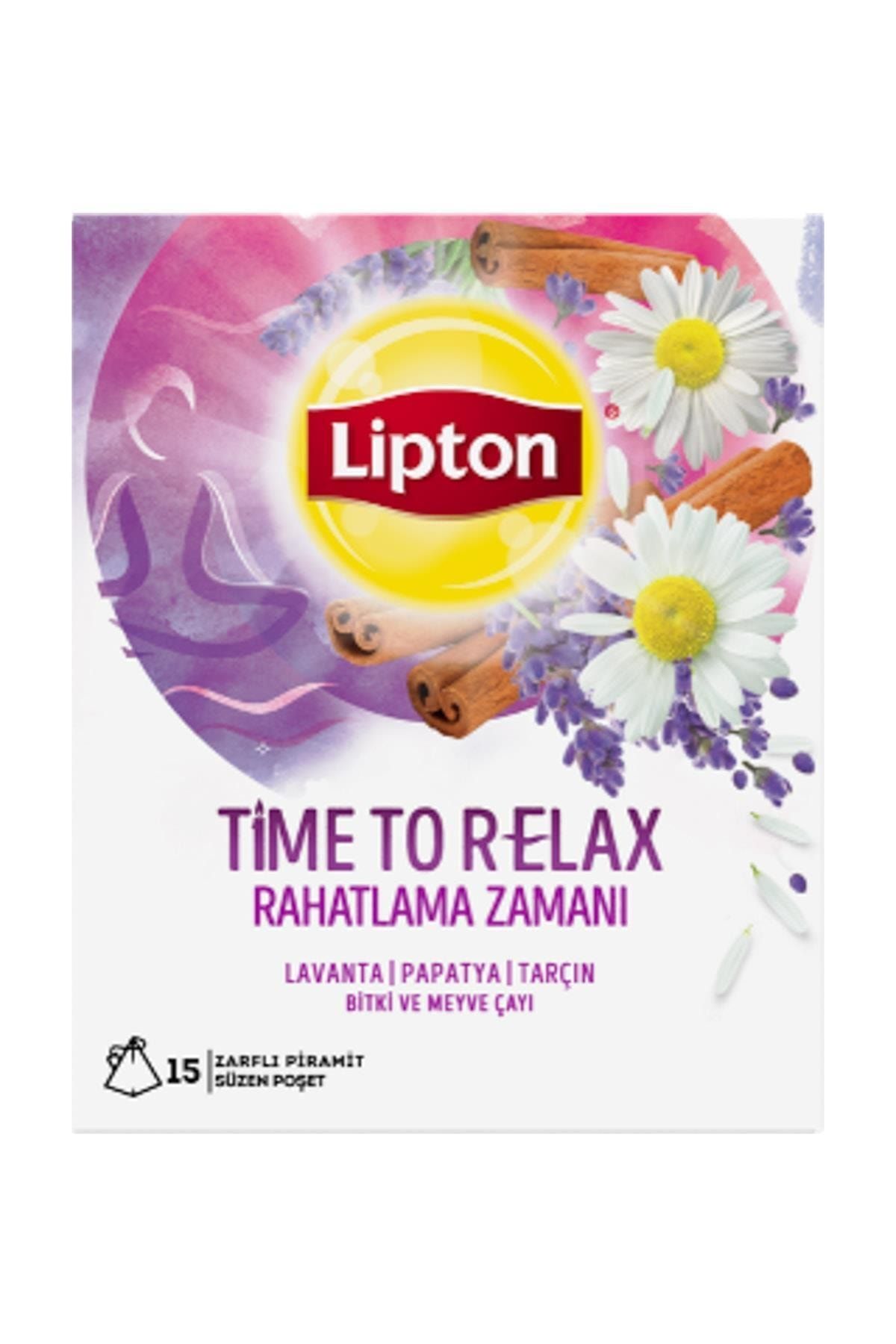 Lipton Time To Relax Bardak Poşet Bitki Çayı 15'li 22.5 gr