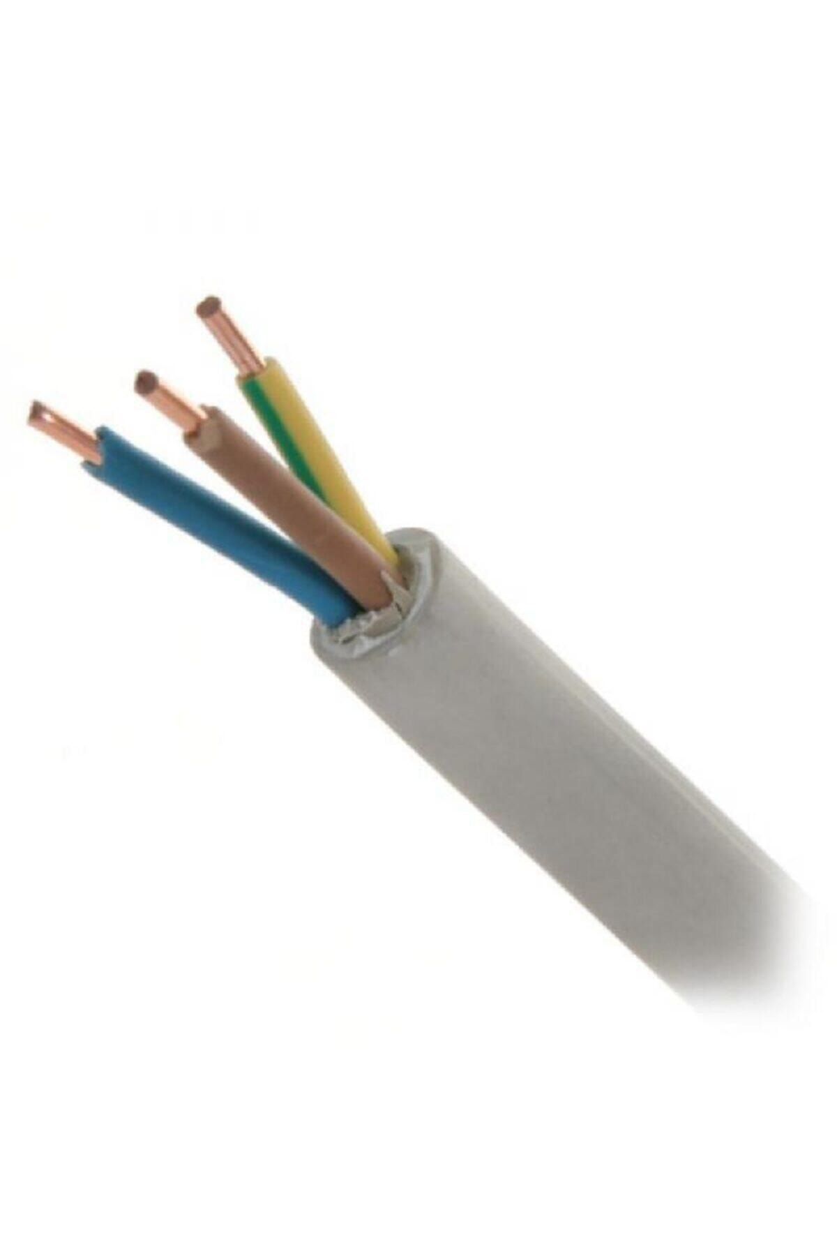 Genel Markalar 3x2.5 Nym Antigron Topraklı Kablo Tam Bakır Kablo Full Bakır Kablo=(5 Metre Kargo Bedava)