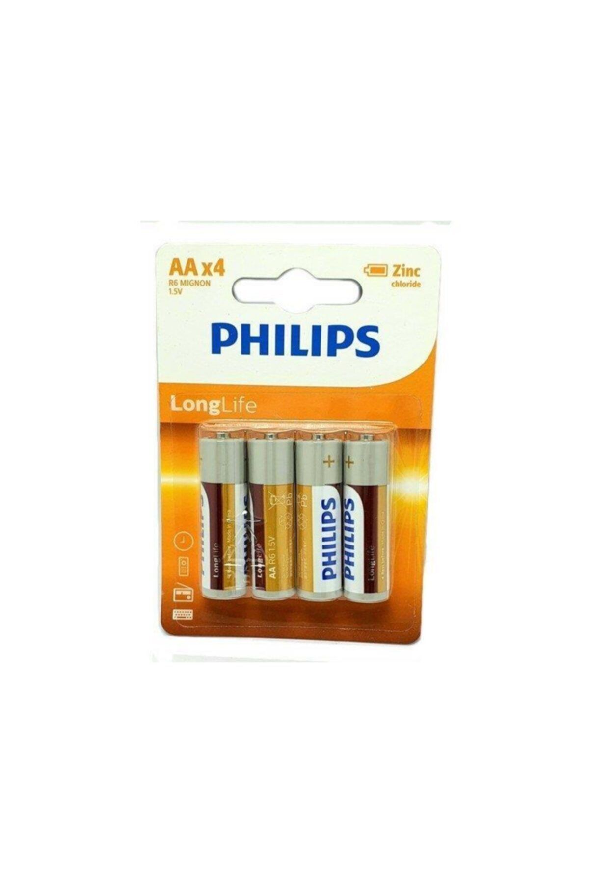 Philips Phılıps Longlife 4xaa 1.5volt Kalem Pil Lr6