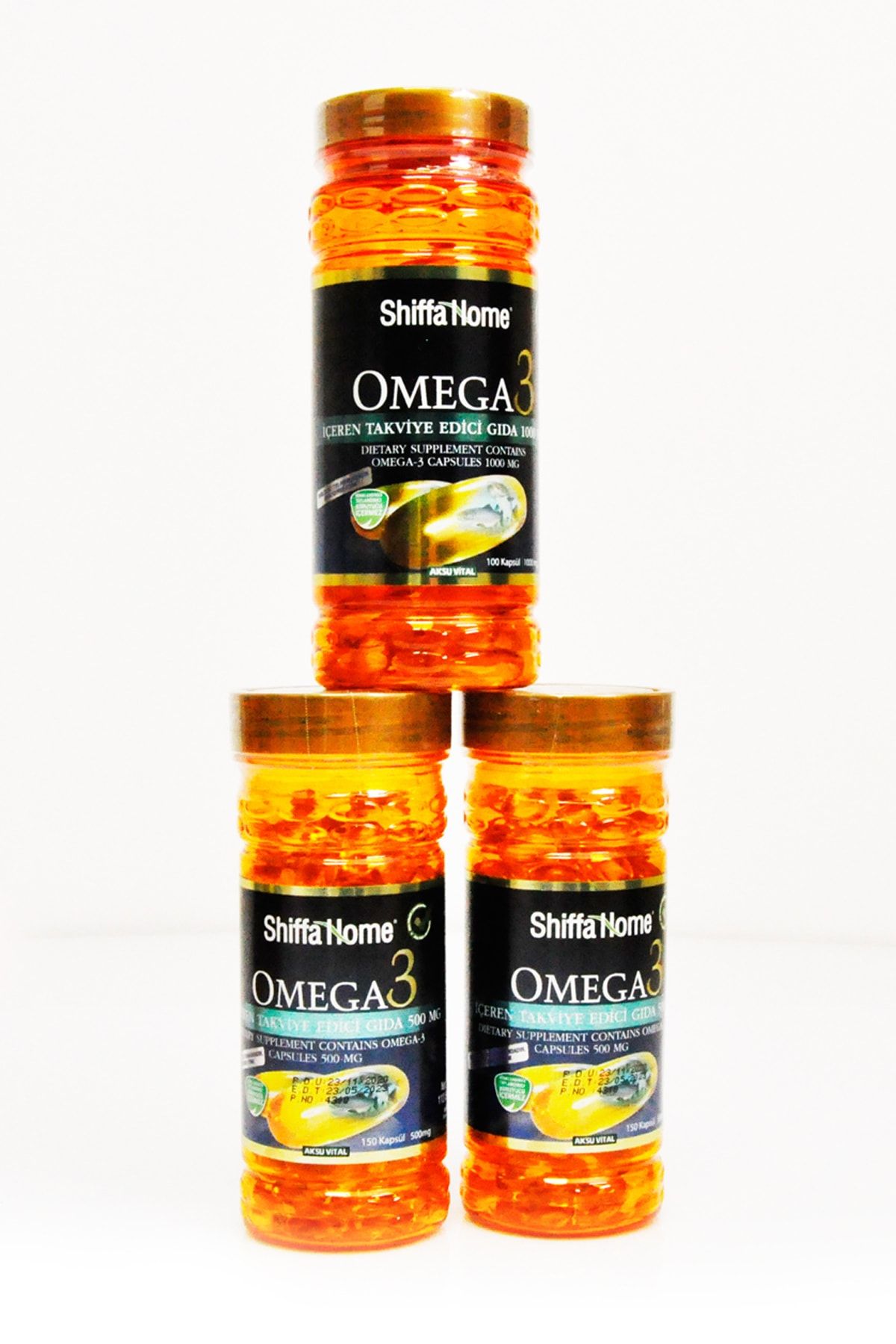 Shiffa Home Omega-3 Softgel 150 Softgel 500 mg X 3 Adet
