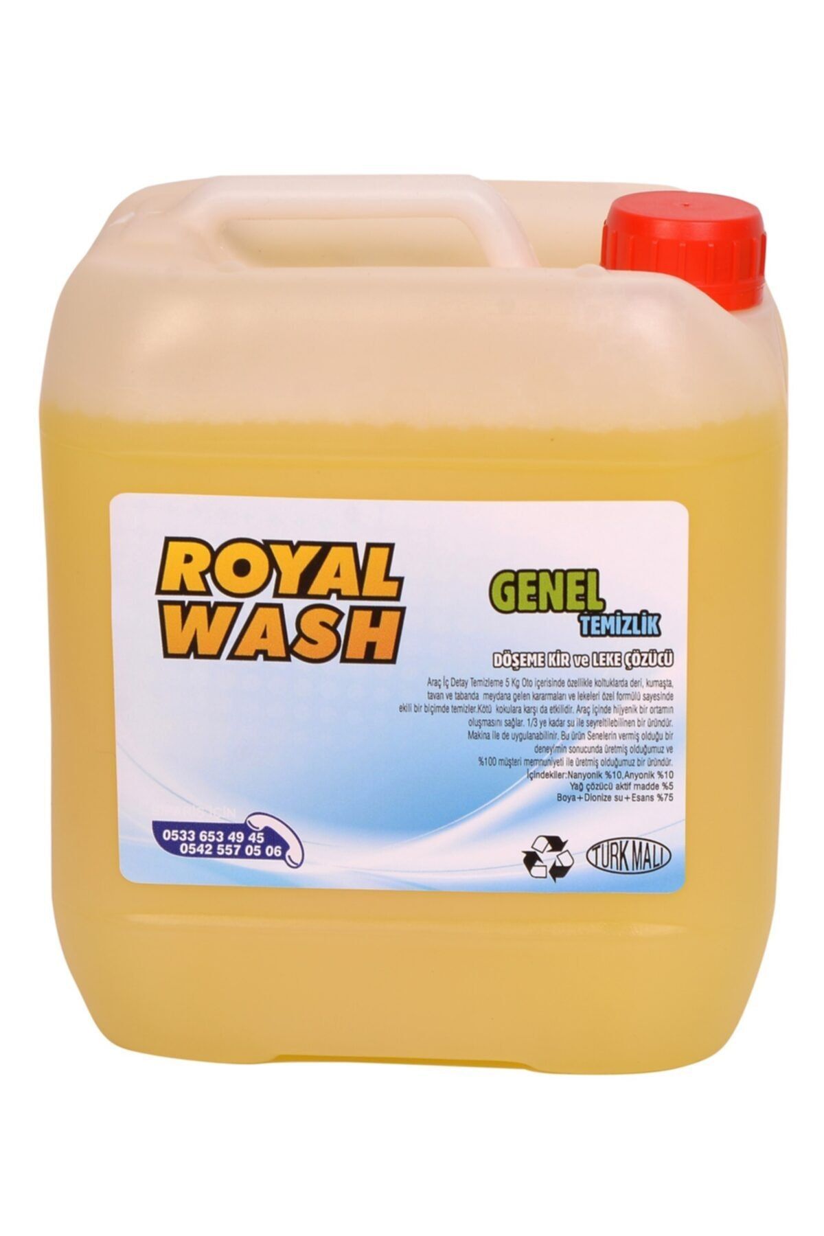 Royal Wash Genel Temizlik ( Döşeme Tavan Ve Halı Temizleyici ) 5 Kg