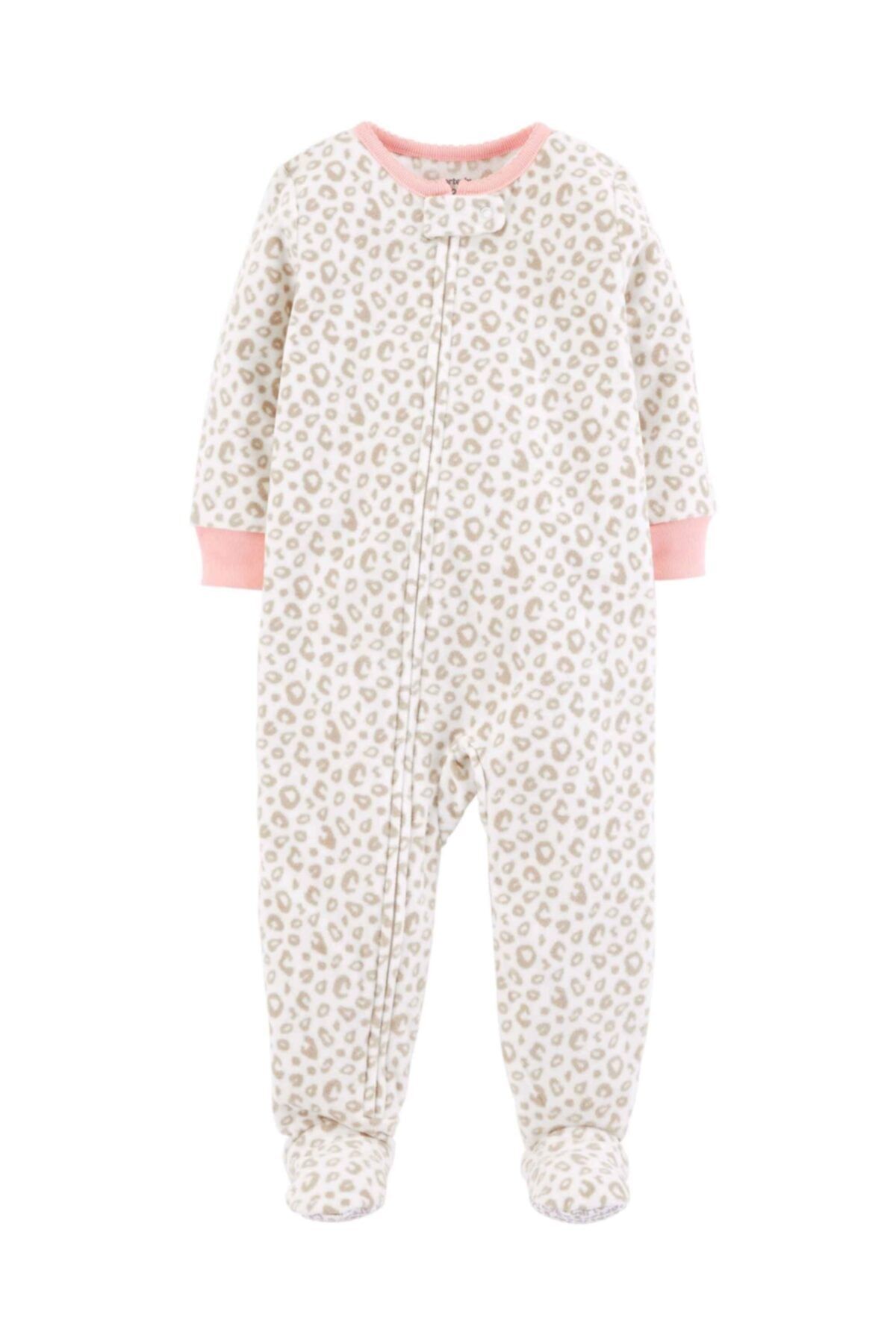 Carter's Kız Bebek Tekli Polar Pijama Tulum