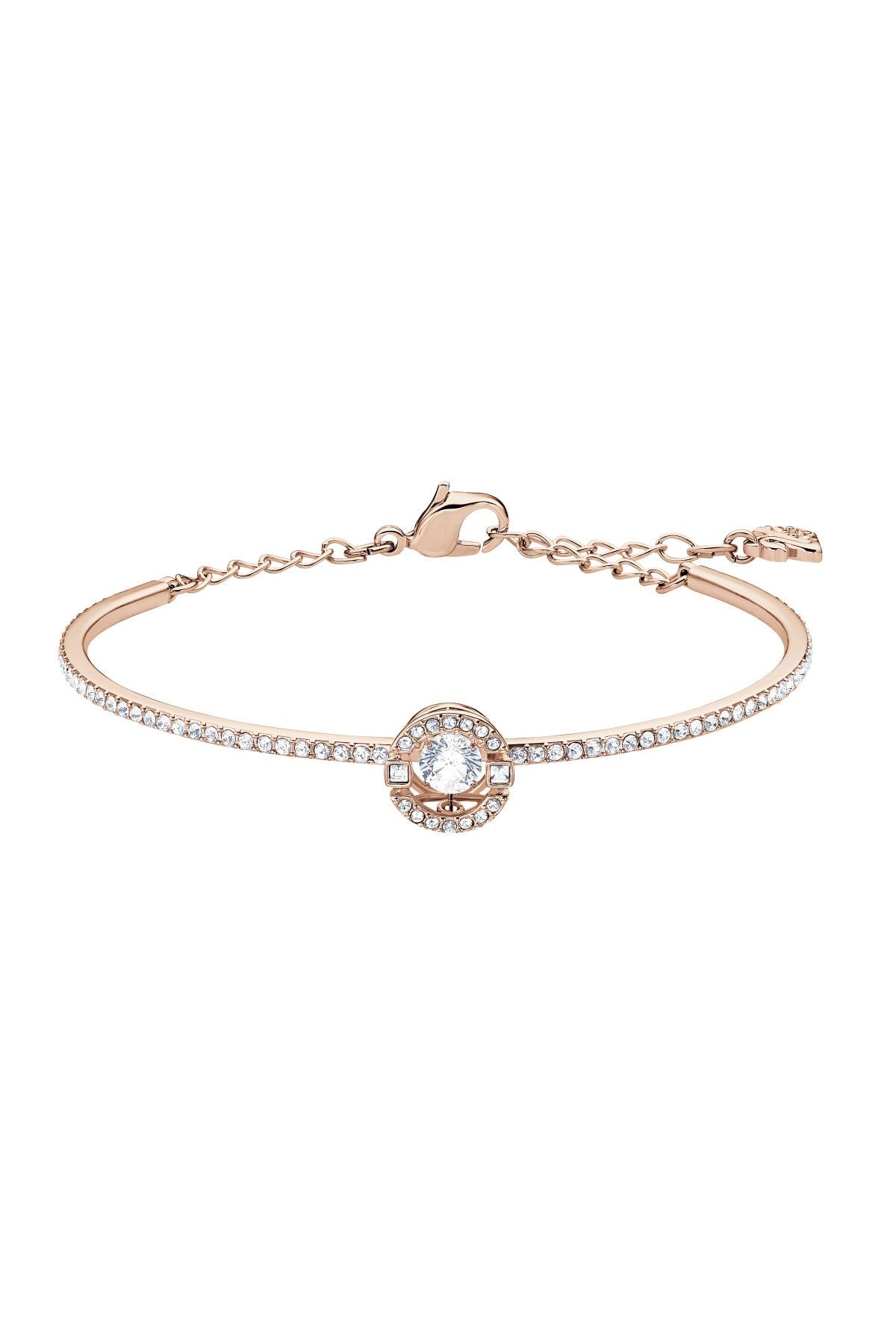 Swarovski Bilezik Sparkling Dc:bangle Round Czwh/cry/ros M 5497483