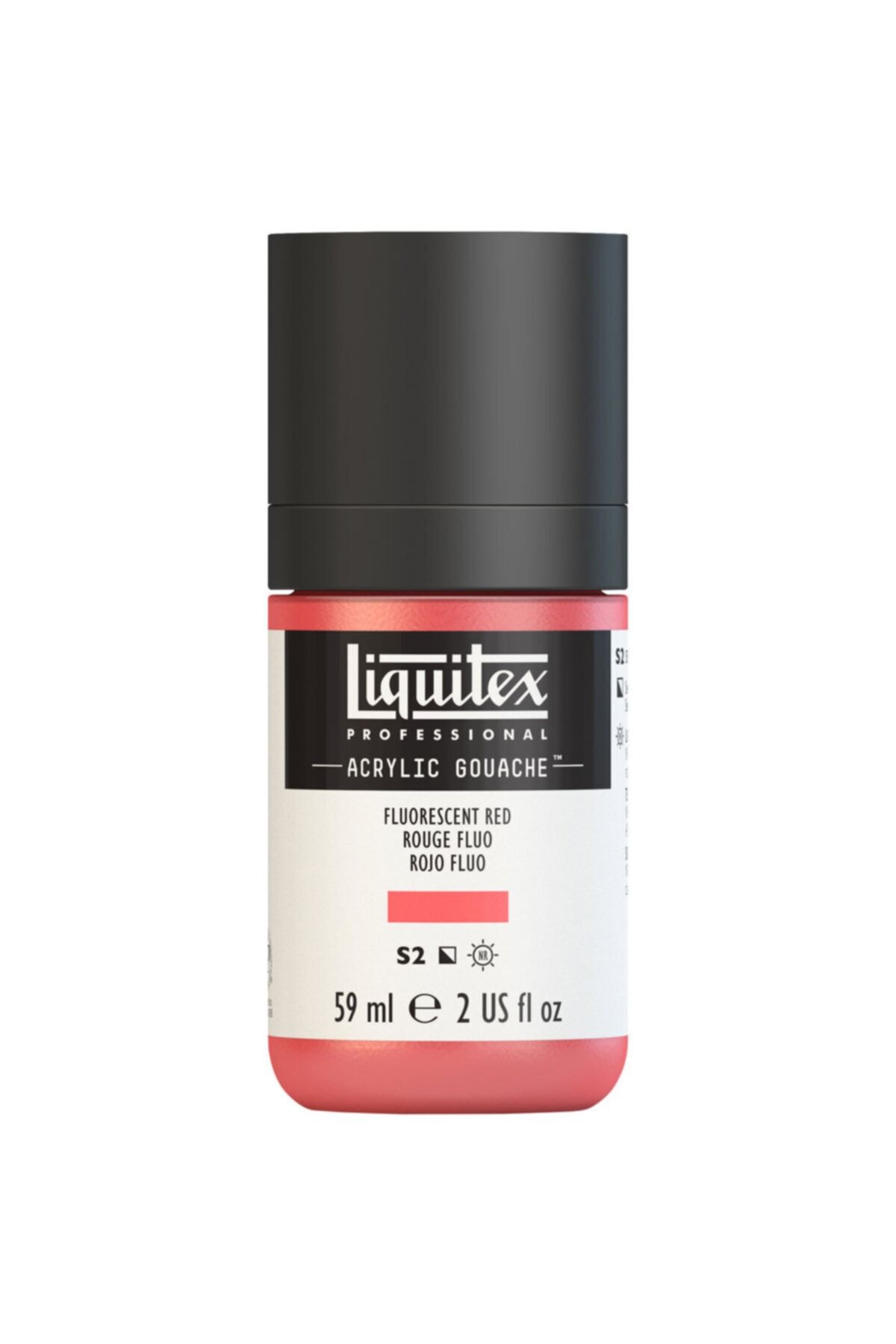 Liquitex : Professional Akrilik Guaj Boya : 59 Ml : Fluorescent Red 983 S2